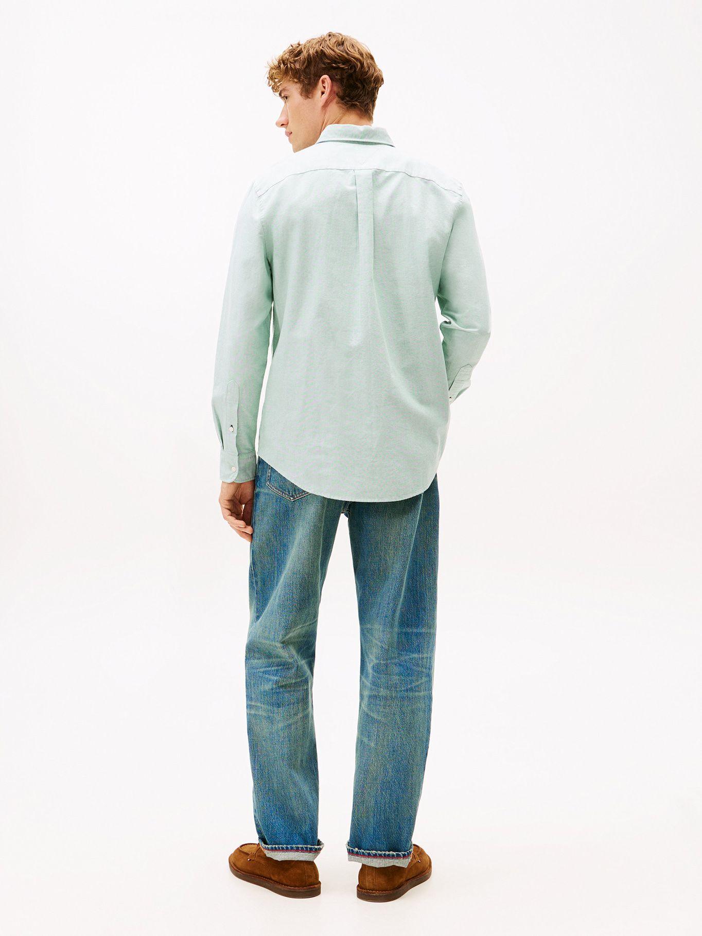 Camisa Oxford Heritage Regular Verde Tommy Hilfiger-2