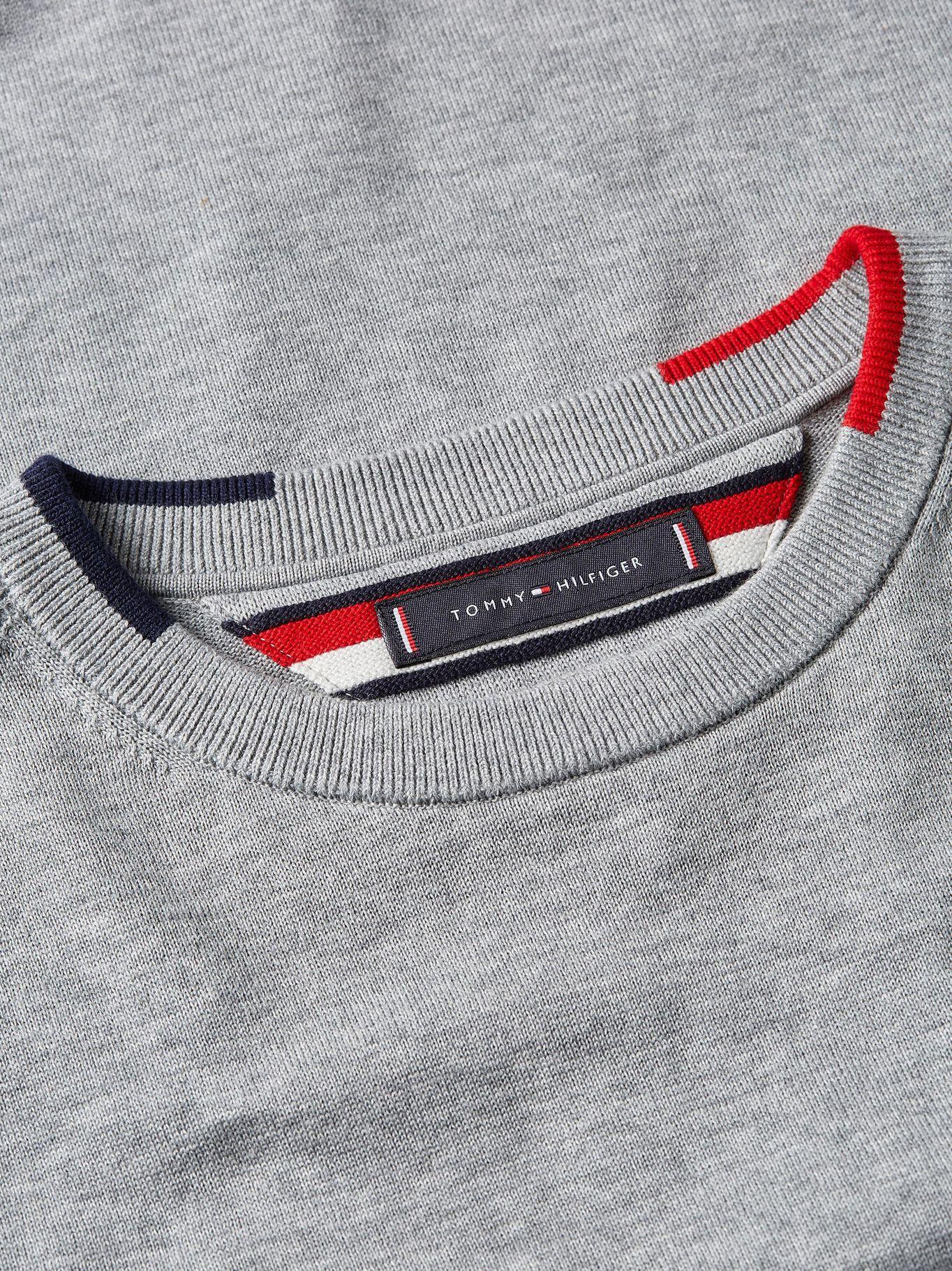 Sweater Pima Cotton Gris Tommy Hilfiger F2-3