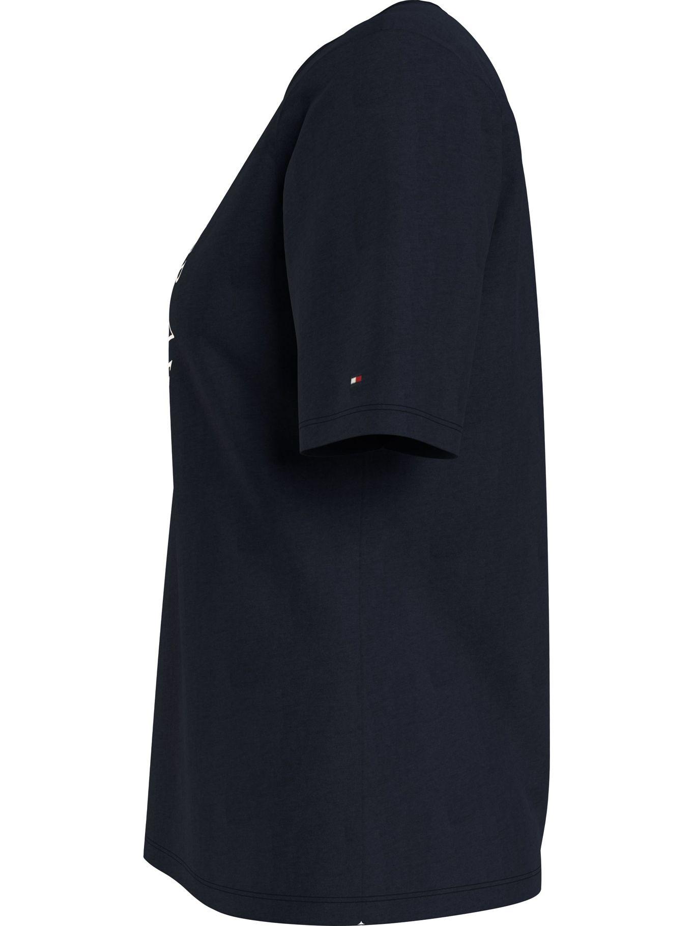 Polera Circle Logo Regular Fit Azul Tommy Hilfiger-3