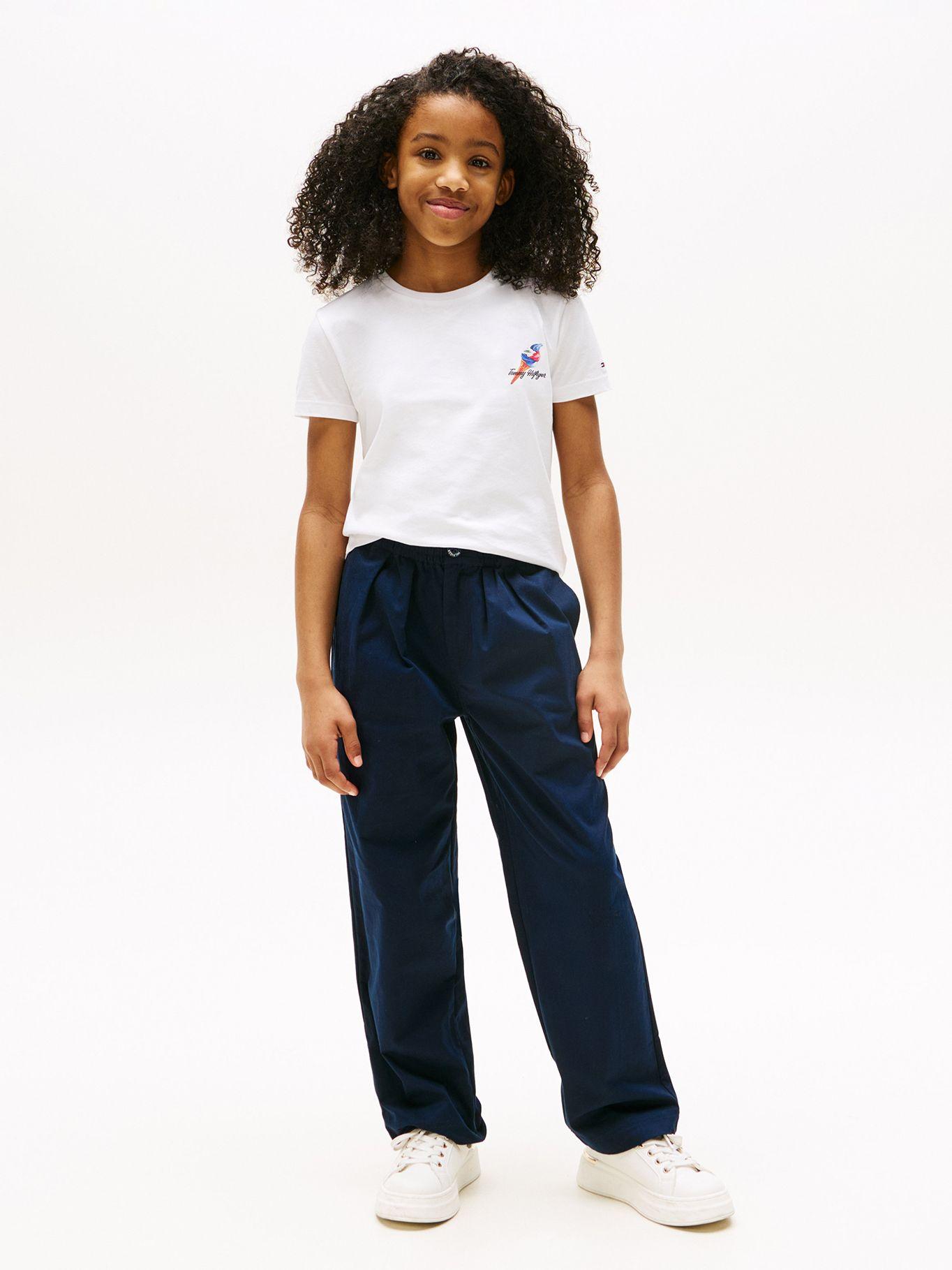 Polera Con Logo Gráfico Blanco Tommy Hilfiger-1