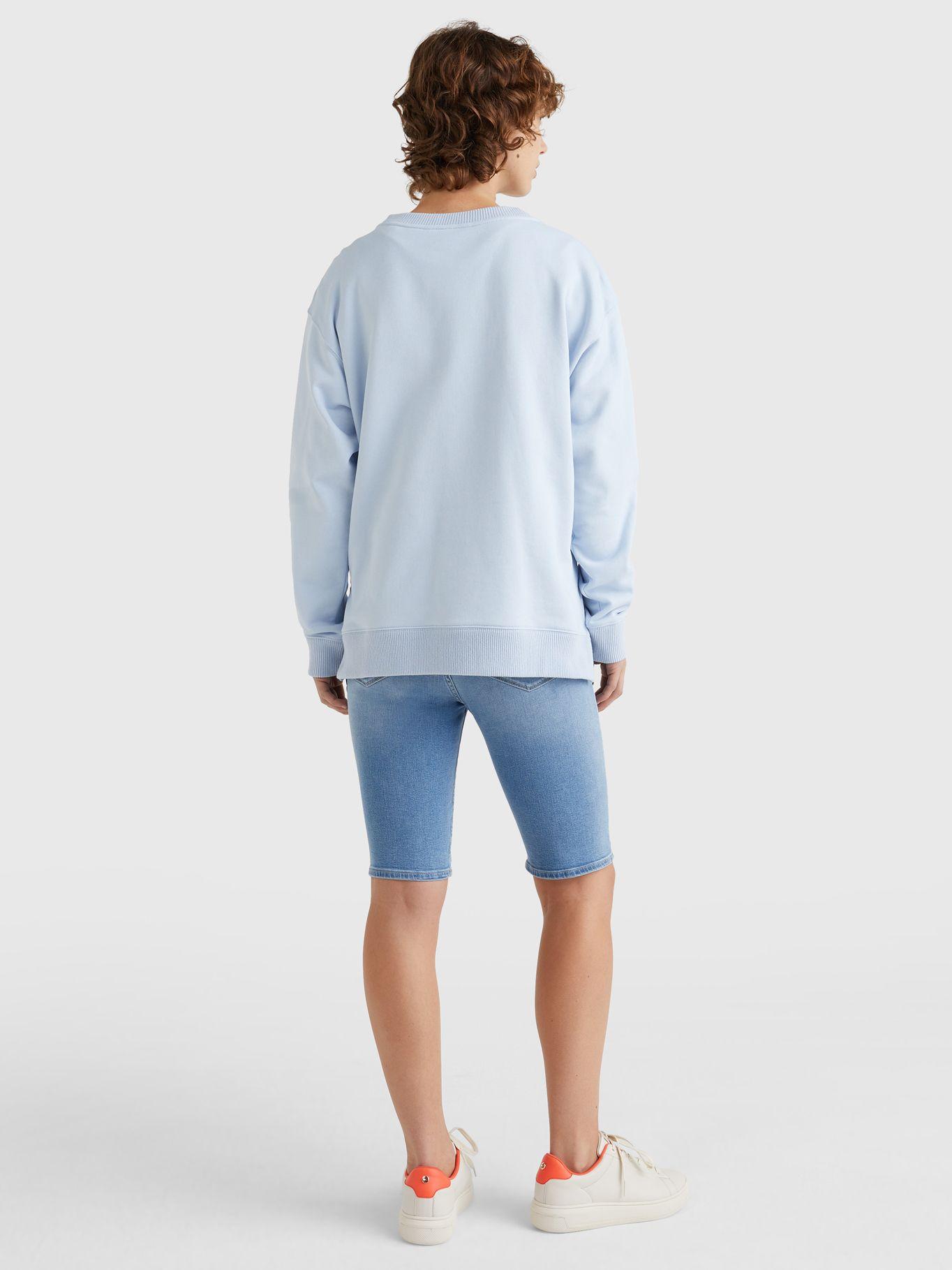 Polerón Relaxed Con Logo Bandera Azul Tommy Hilfiger-1