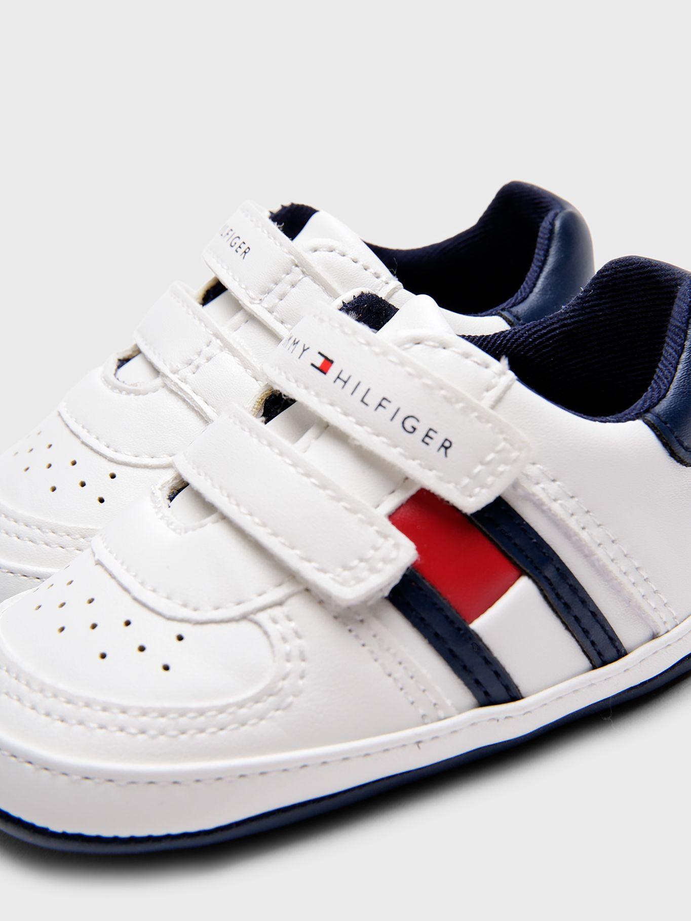Zapatillas Con Velcro Logo Blanco Tommy Hilfiger-4