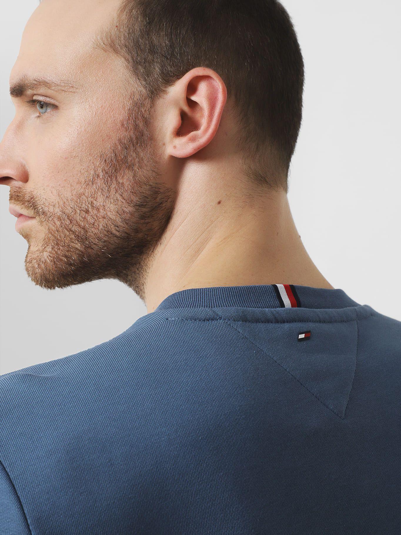 Polerón Sport Essential C-Neck Azul Tommy Hilfiger-3