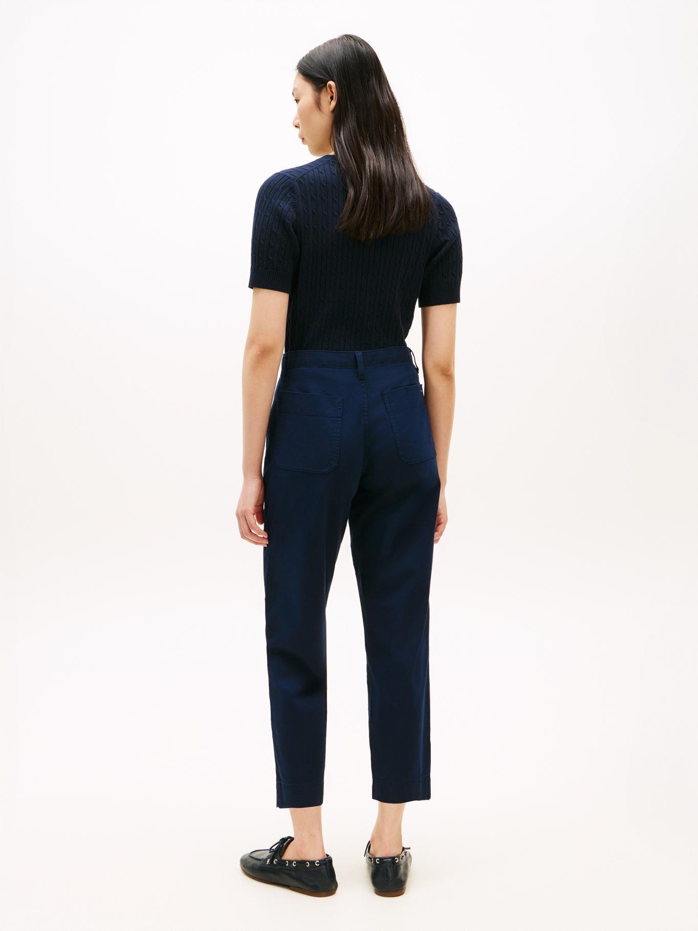 Pantalón Twill Con Bolsillos-2