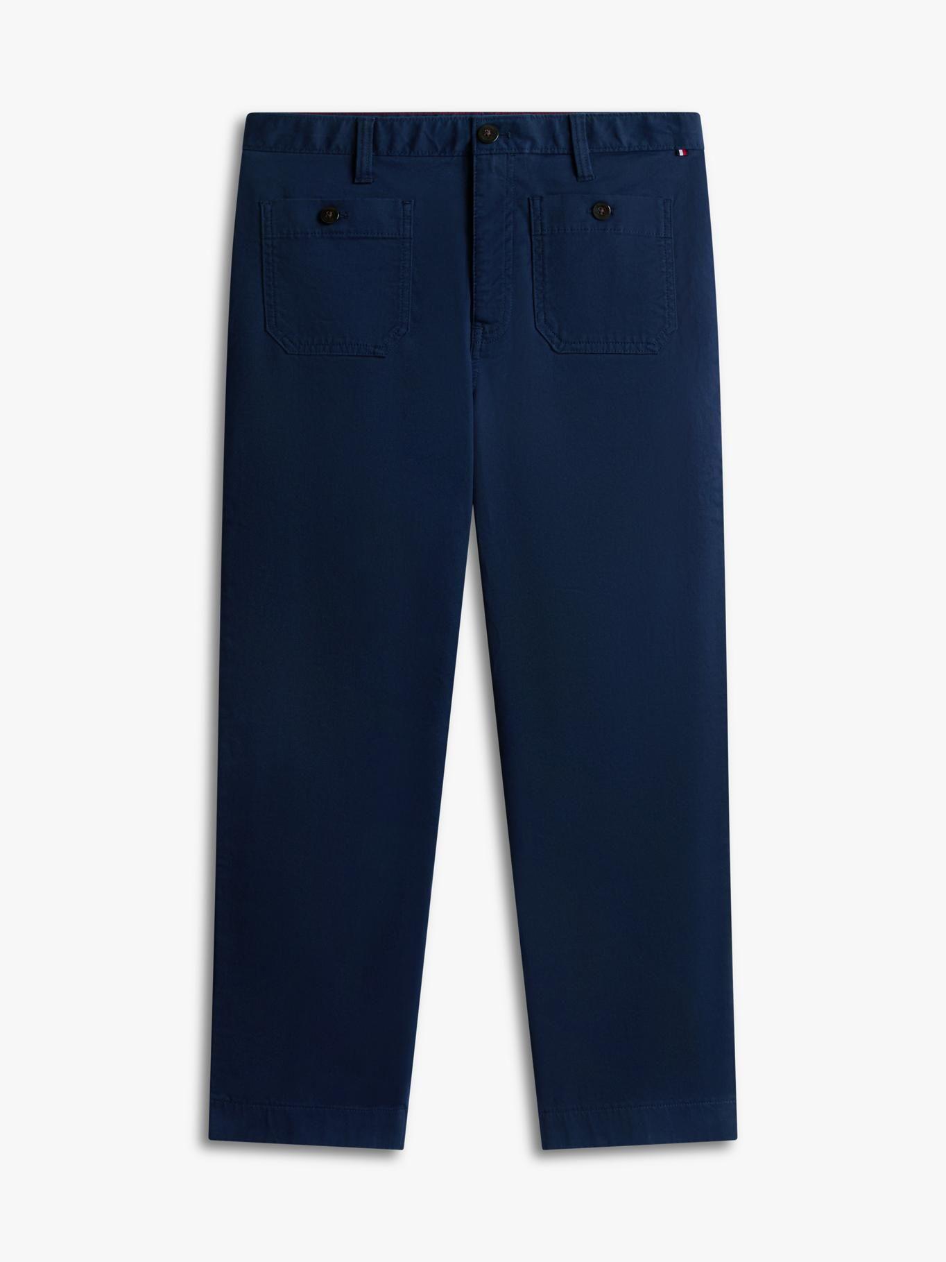 Pantalón Twill Con Bolsillos-4