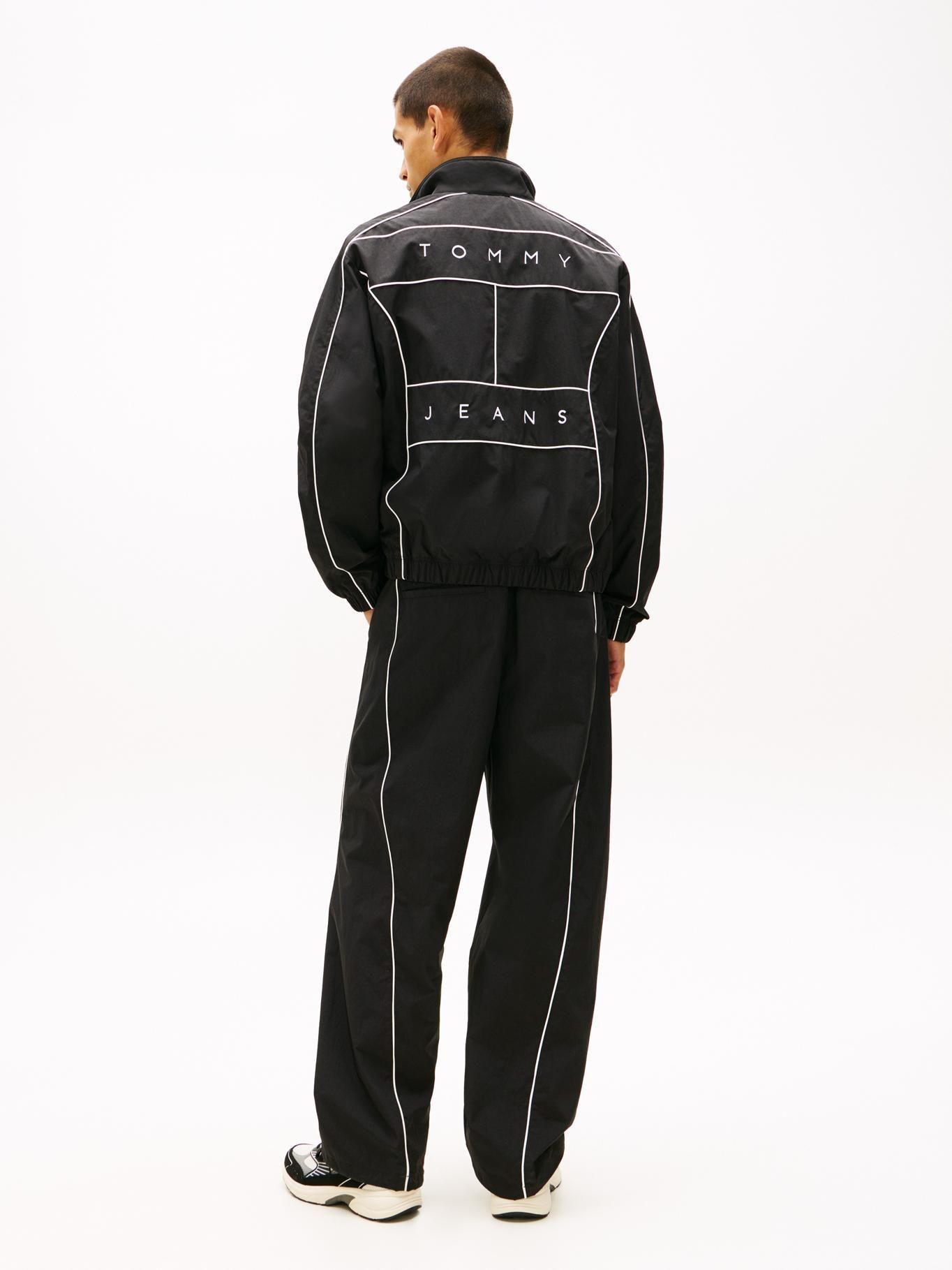 Chaqueta Water Repellent Back Logo Tommy Jeans Negro-2