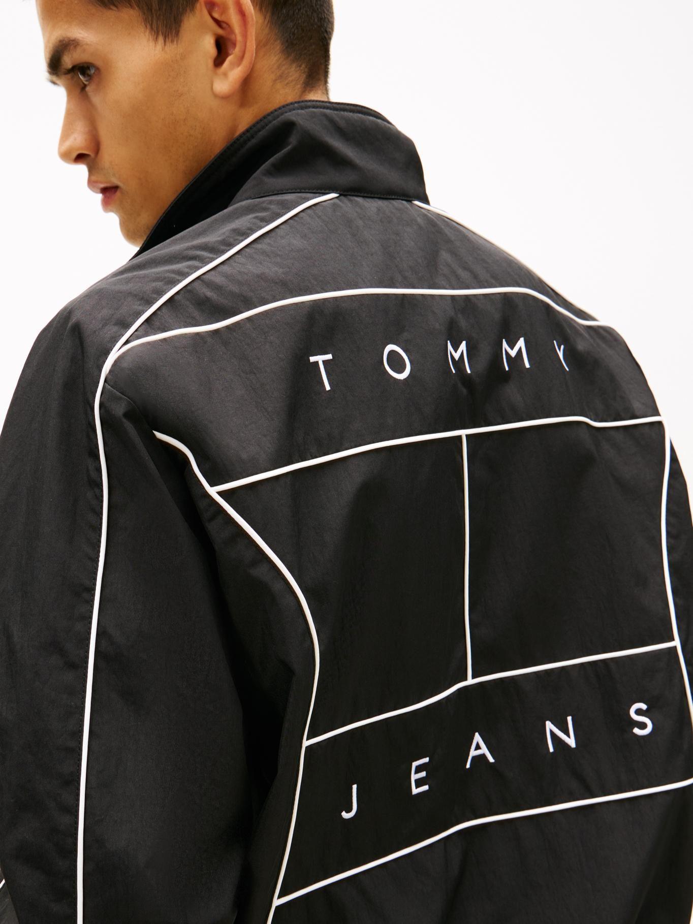 Chaqueta Water Repellent Back Logo Tommy Jeans Negro-4