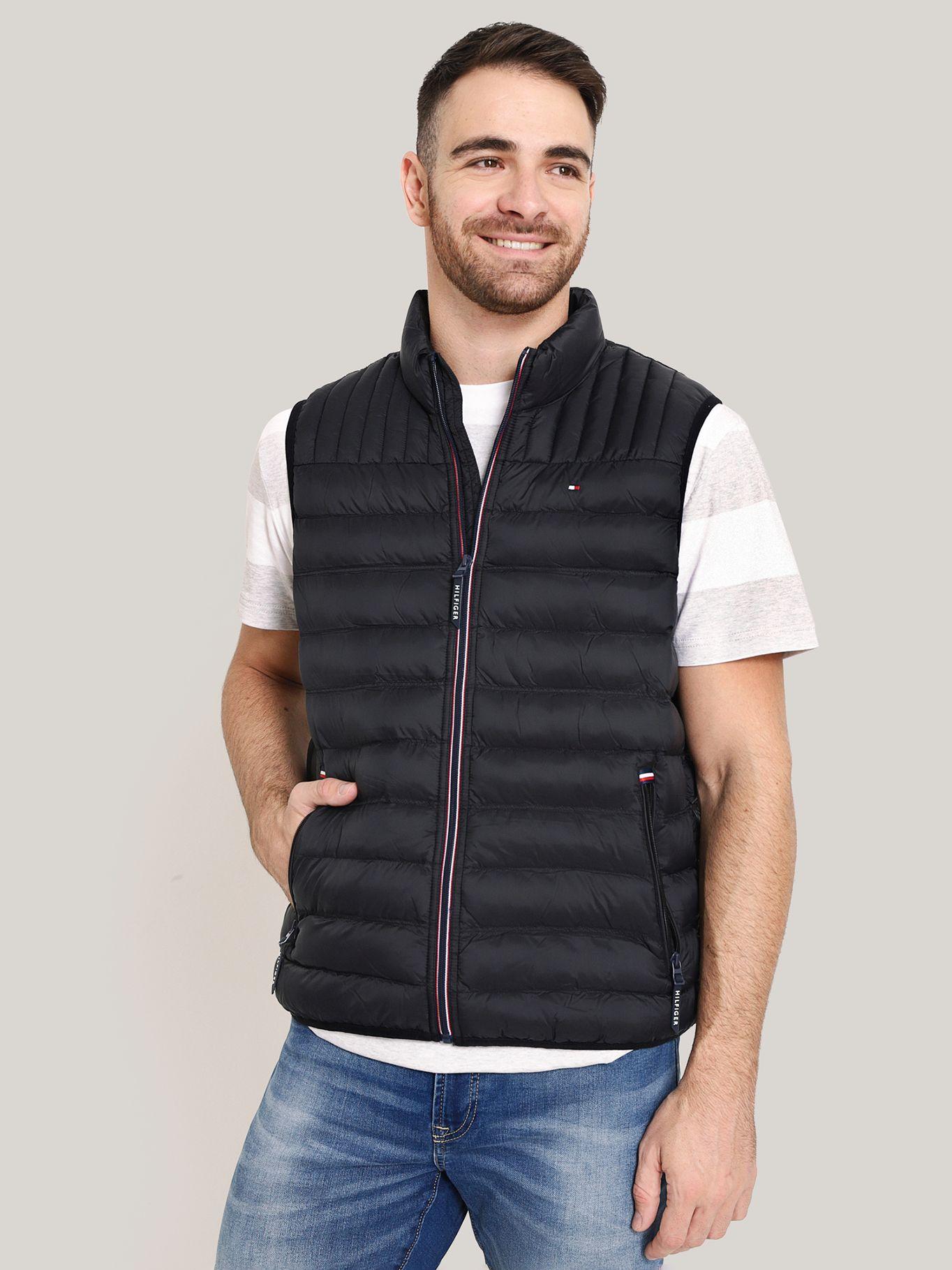 Parka Vest Light Weight Quilted Negro Tommy Hilfiger-0