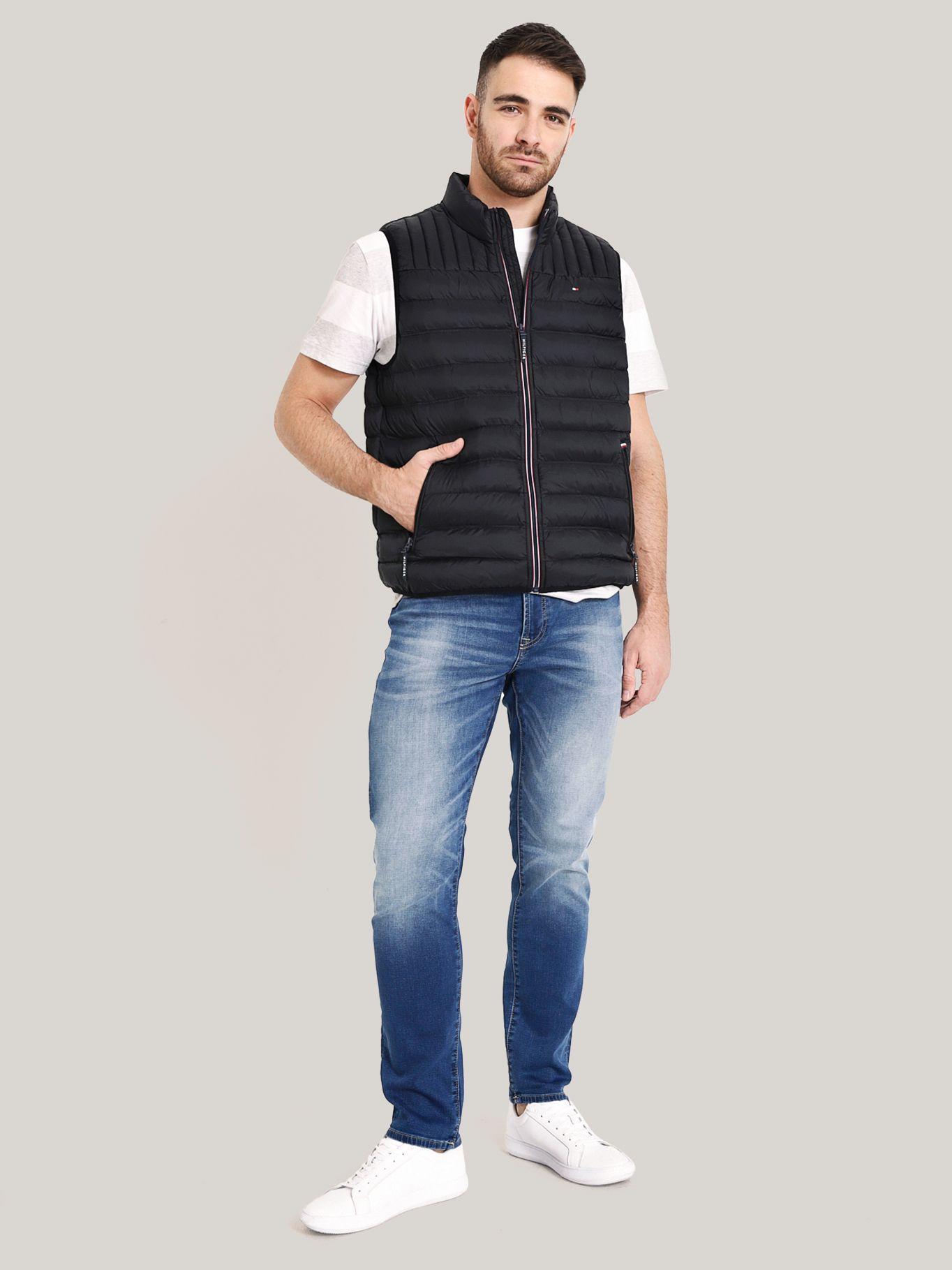 Parka Vest Light Weight Quilted Negro Tommy Hilfiger-1
