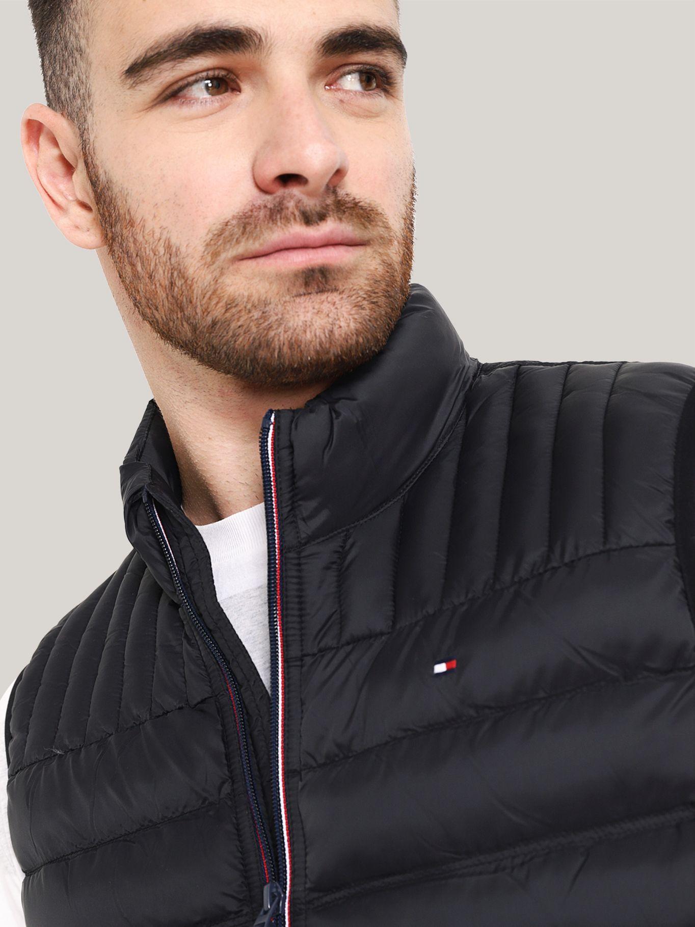 Parka Vest Light Weight Quilted Negro Tommy Hilfiger-3