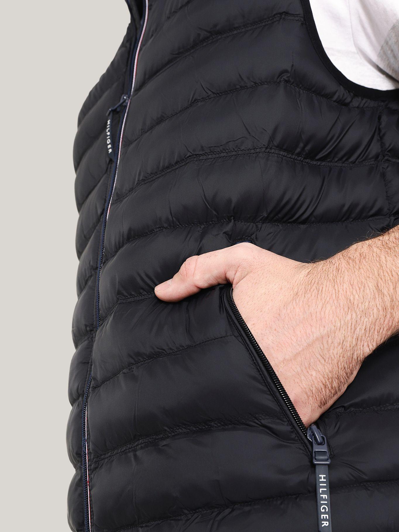 Parka Vest Light Weight Quilted Negro Tommy Hilfiger-4