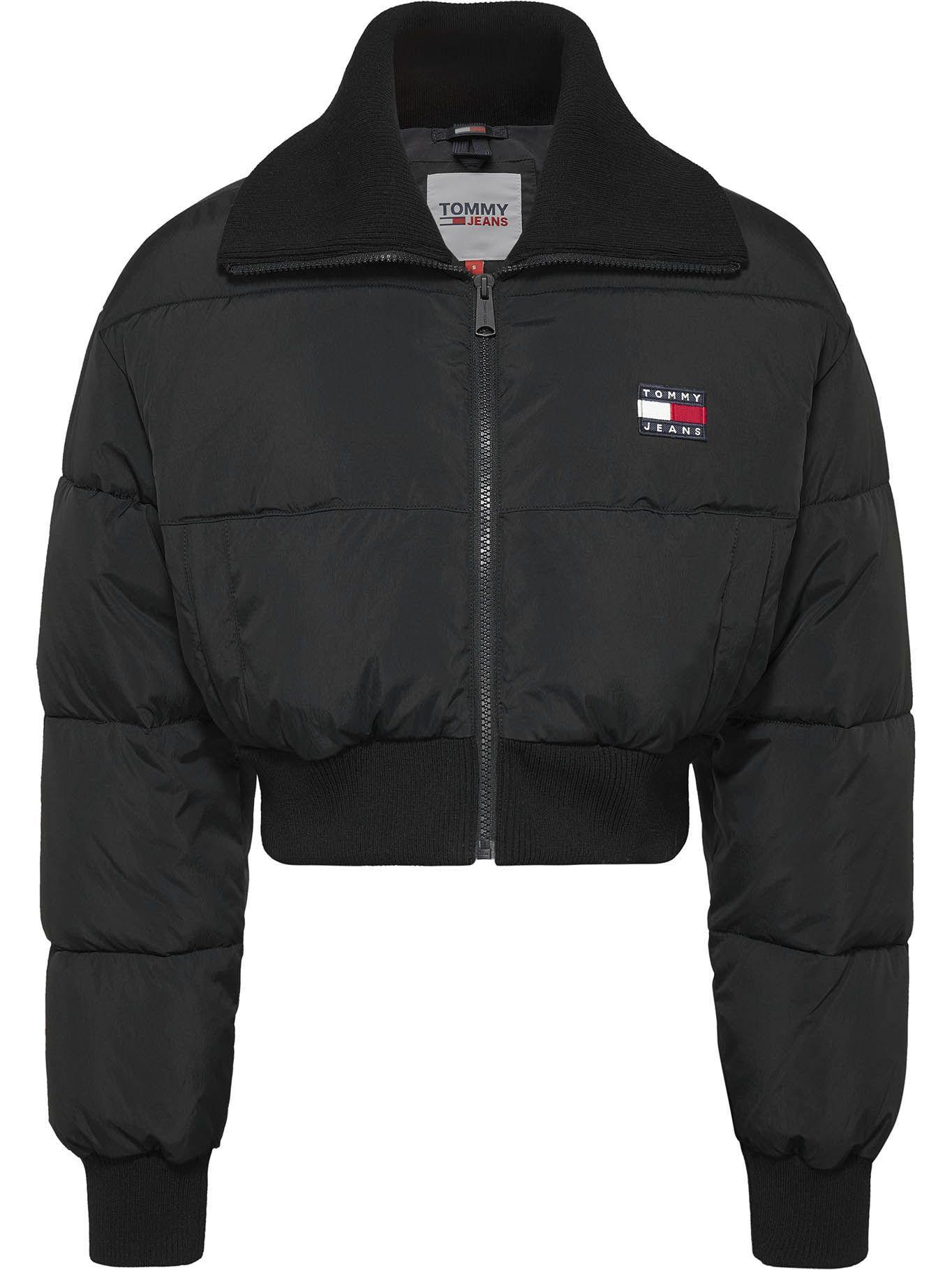Parka Ultra Crop Collar Negro Tommy Hilfiger-0
