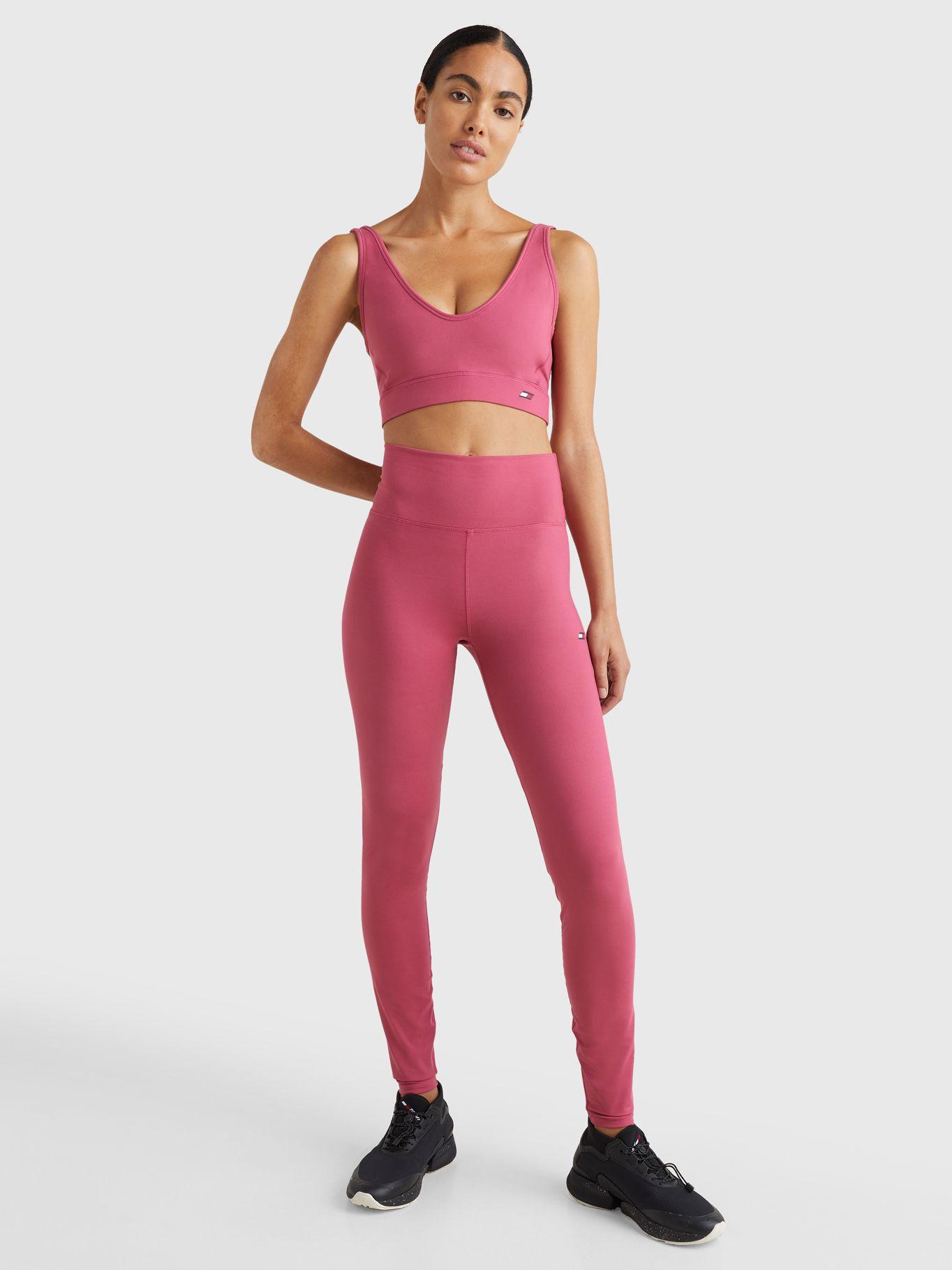 Peto Sport Sujeción Ligera Rosado Tommy Hilfiger-1