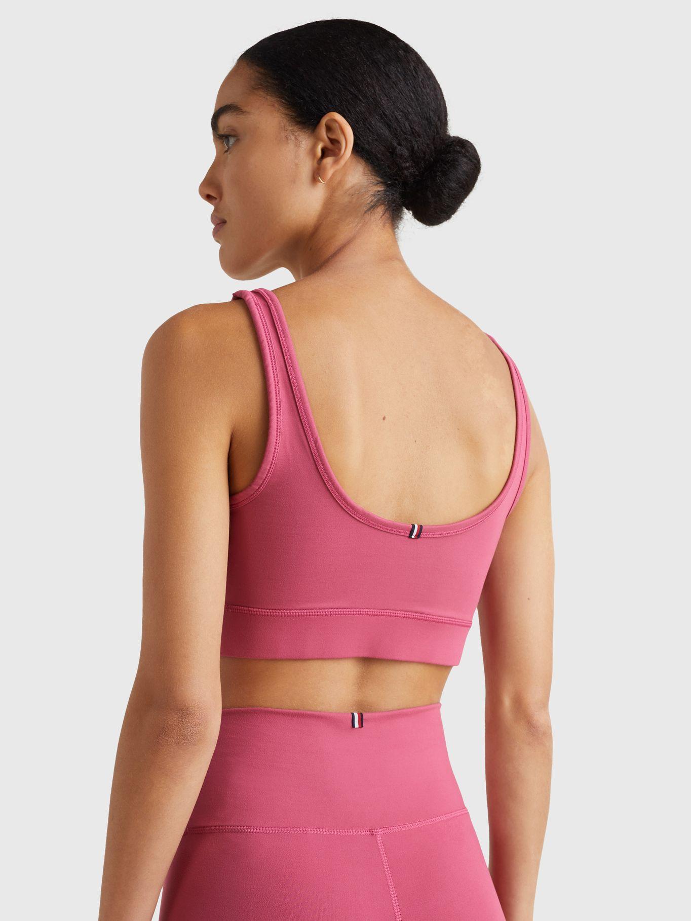 Peto Sport Sujeción Ligera Rosado Tommy Hilfiger-2