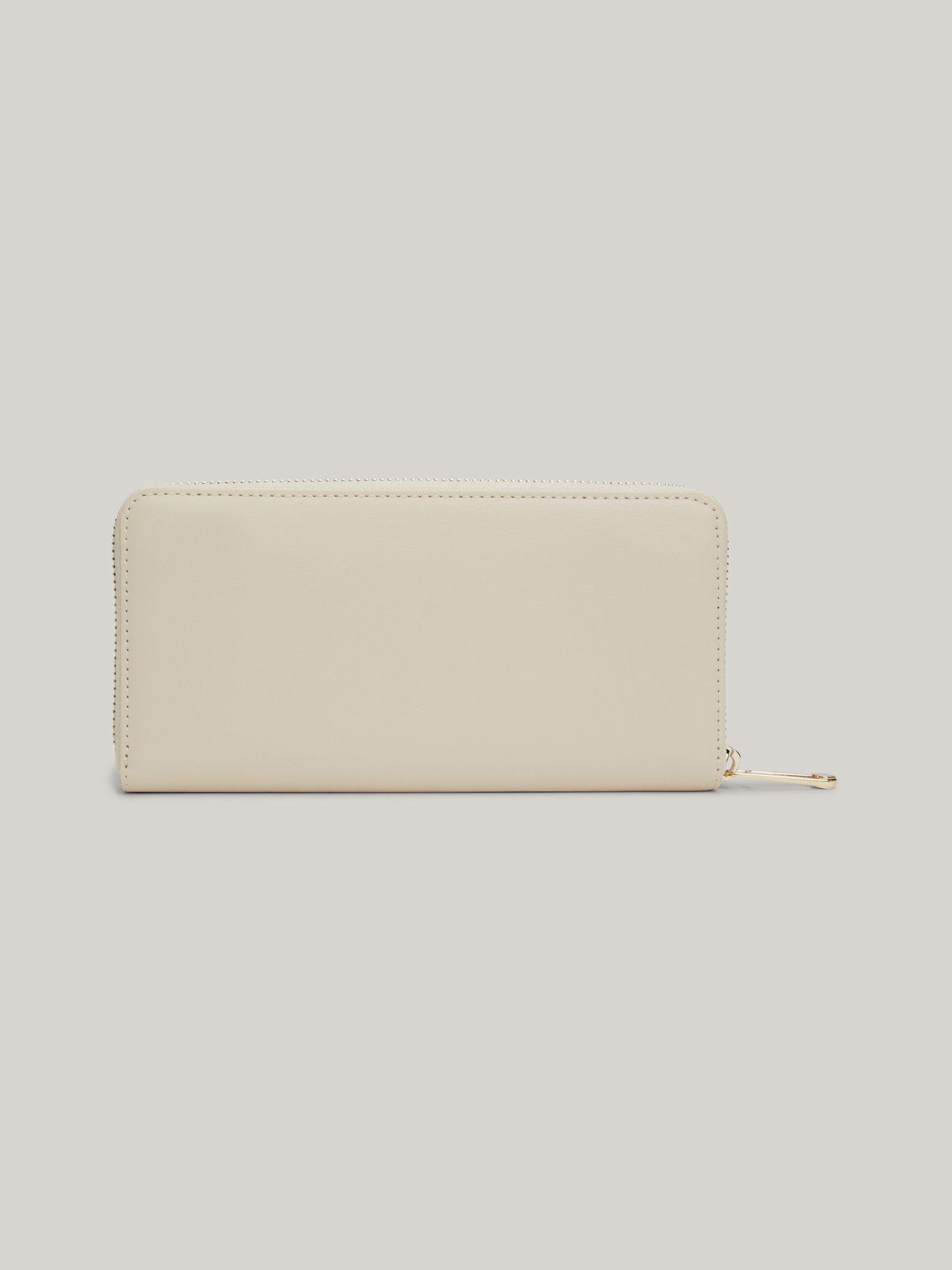 Billetera Chic Grande Con Cierre Beige Tommy Hilfiger-1