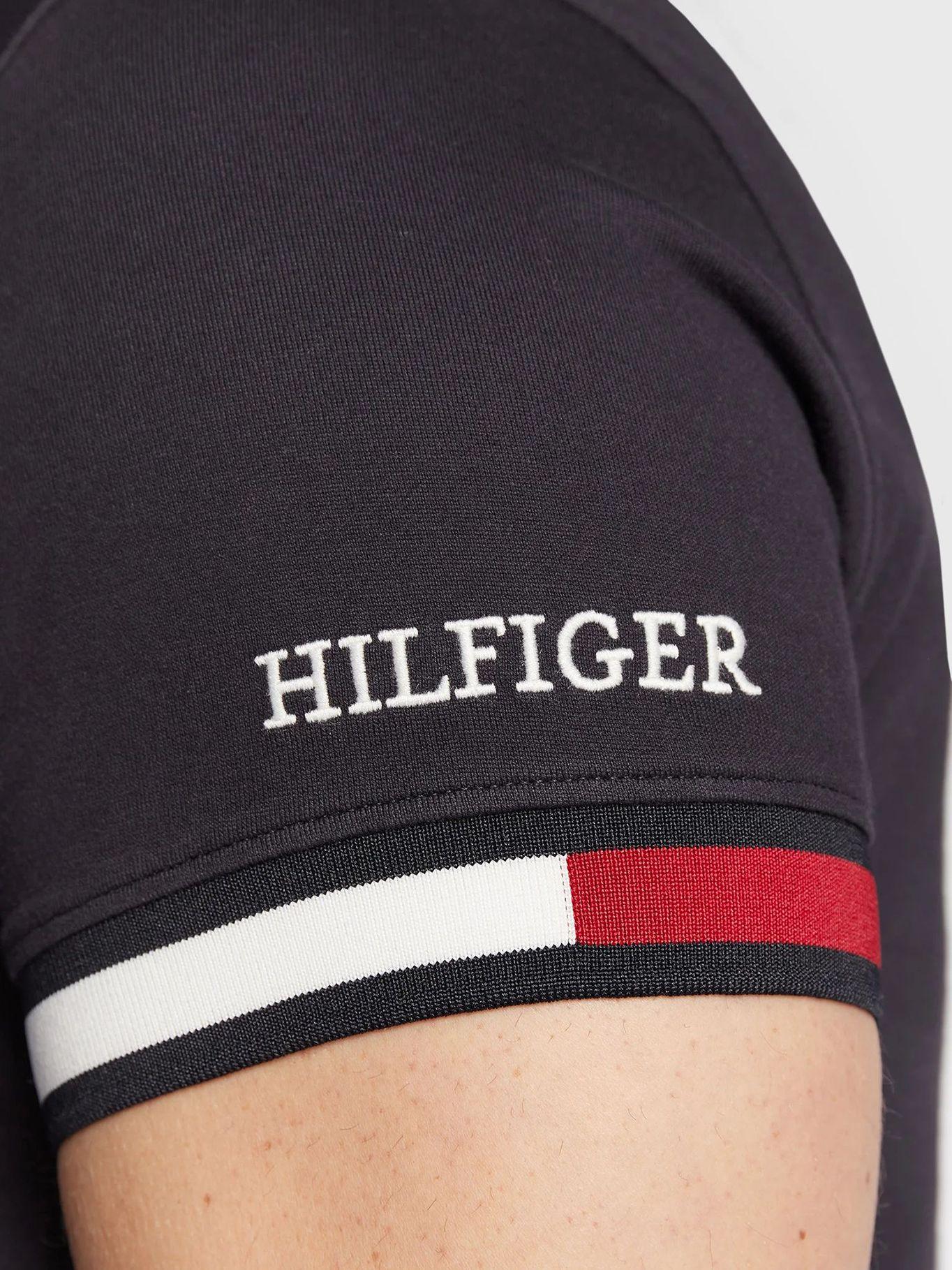Polo Con Ribetes Slim Fit Azul Tommy Hilfiger-4