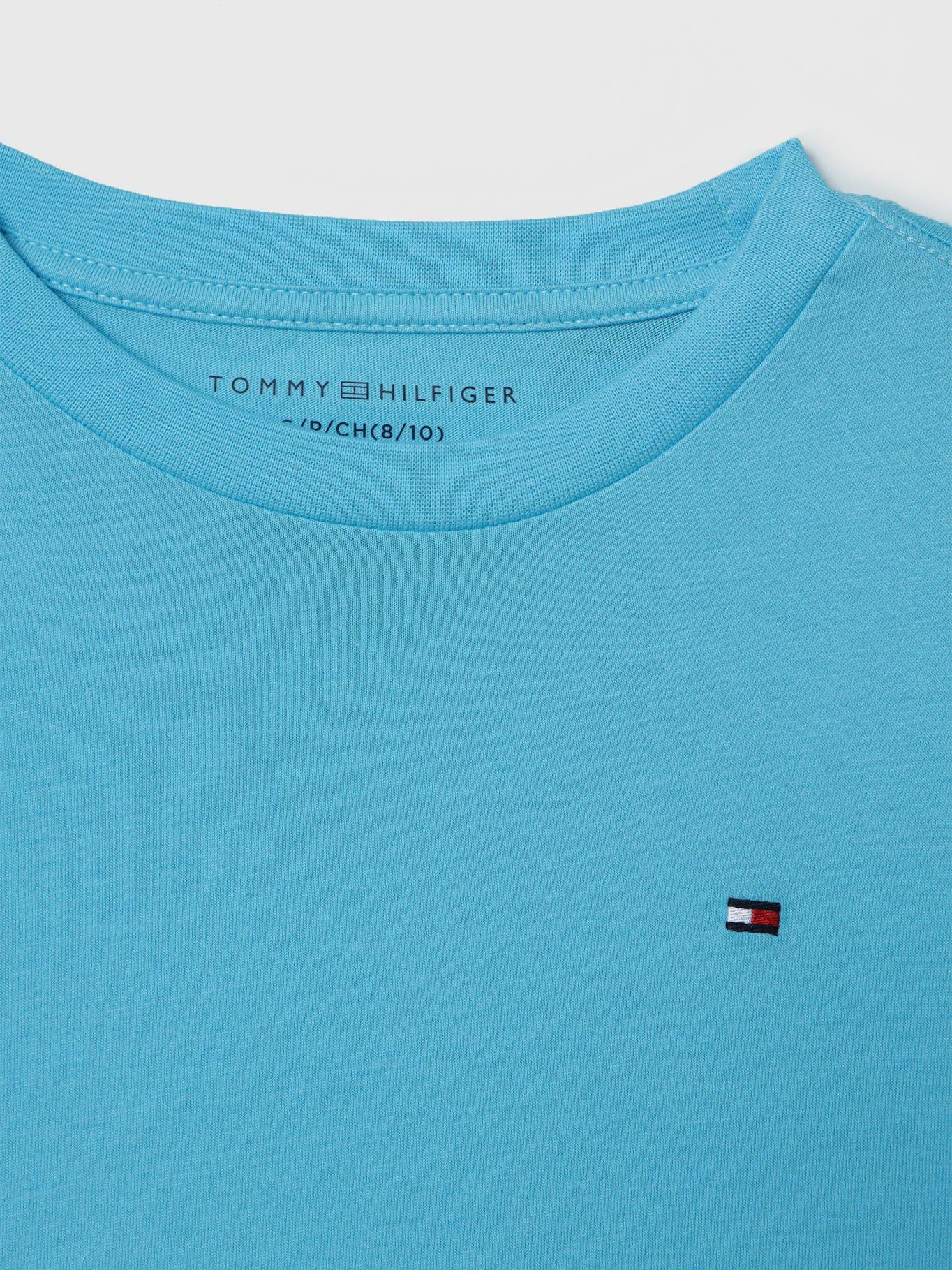 Polera CNeck Essential Celeste Tommy Hilfiger-3