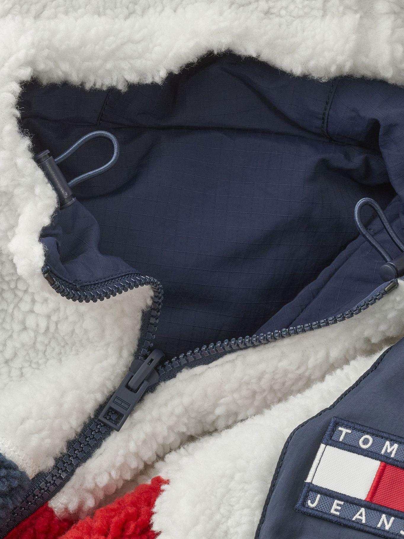 Chaqueta Reversible Sherpa Blanco Tommy Jeans-3