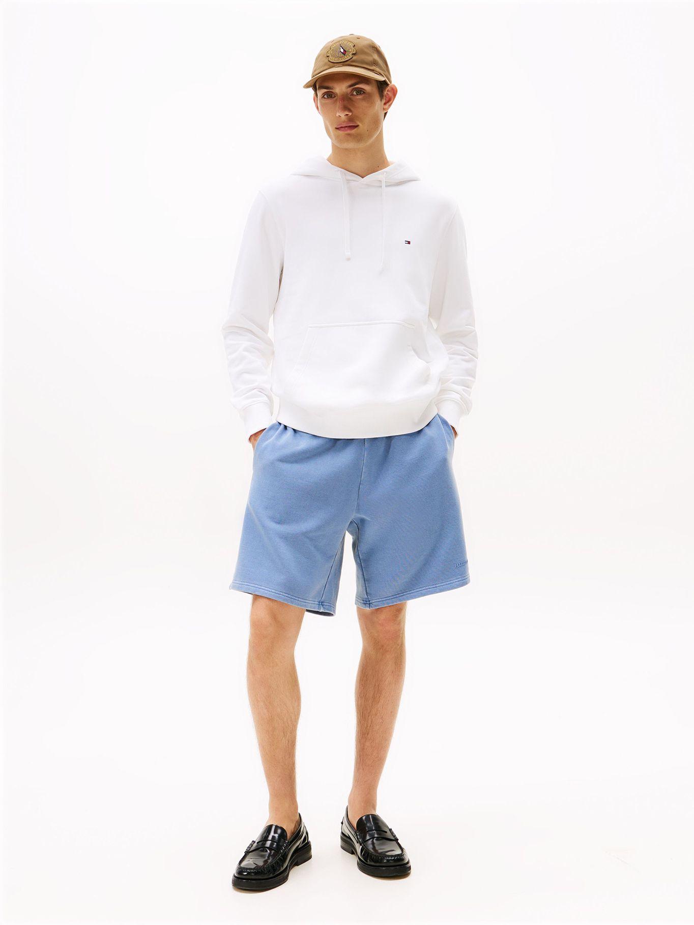 Polerón Hoodie Con Logo Bordado Blanco Tommy Hilfiger-1