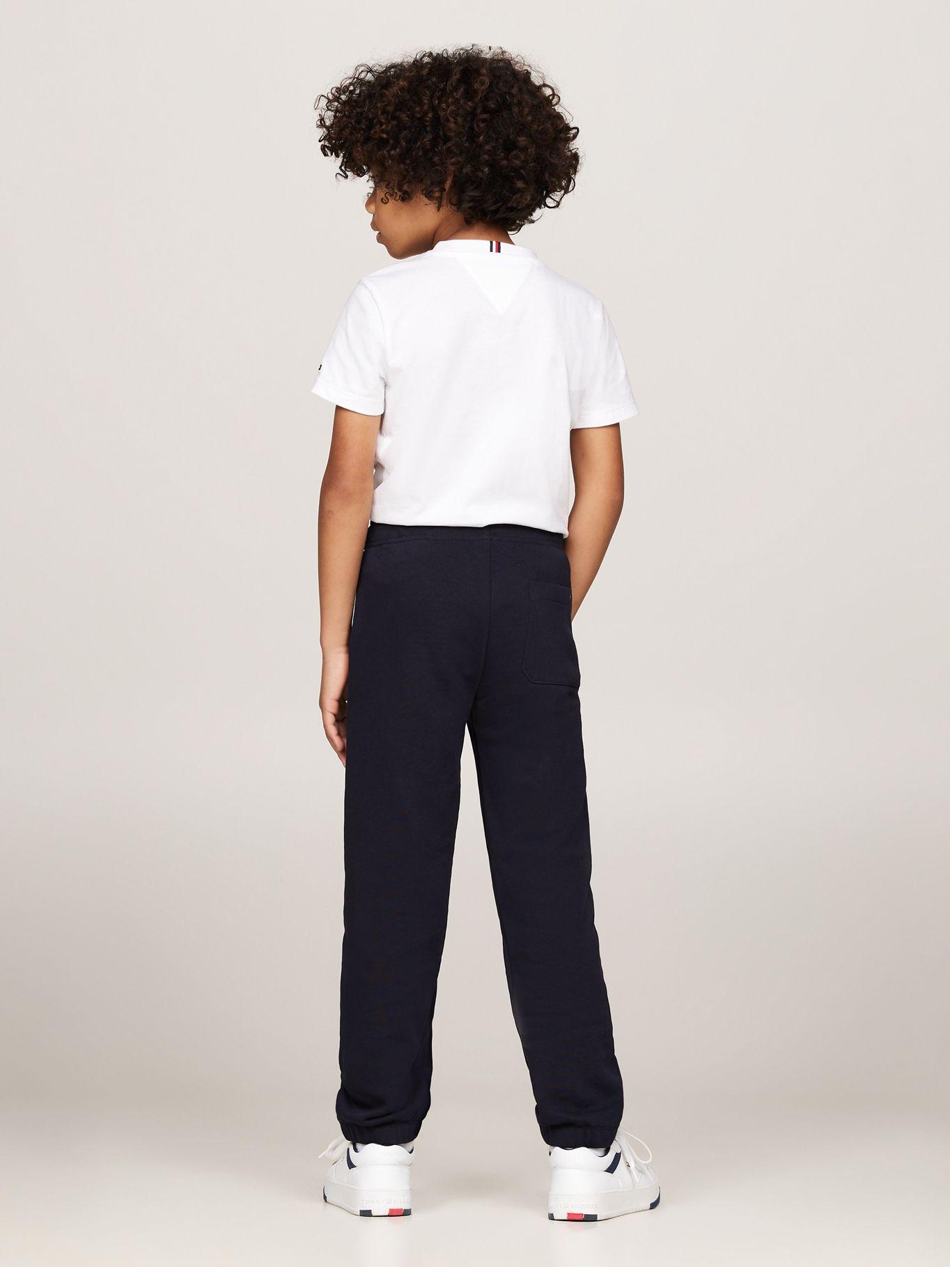 Joggers De Niño Con Logo Gráfico Azul Tommy Hilfiger-2