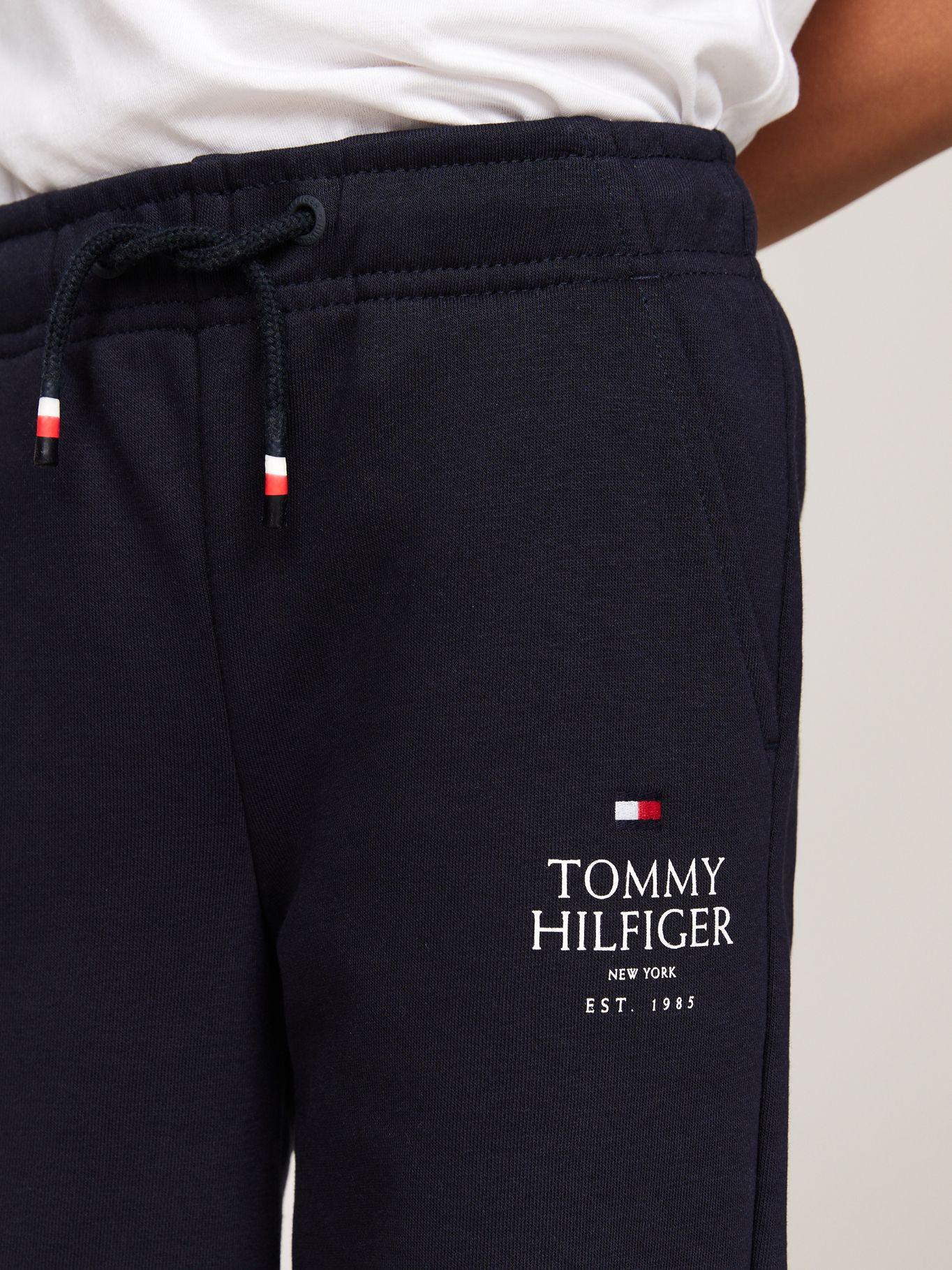 Joggers De Niño Con Logo Gráfico Azul Tommy Hilfiger-3