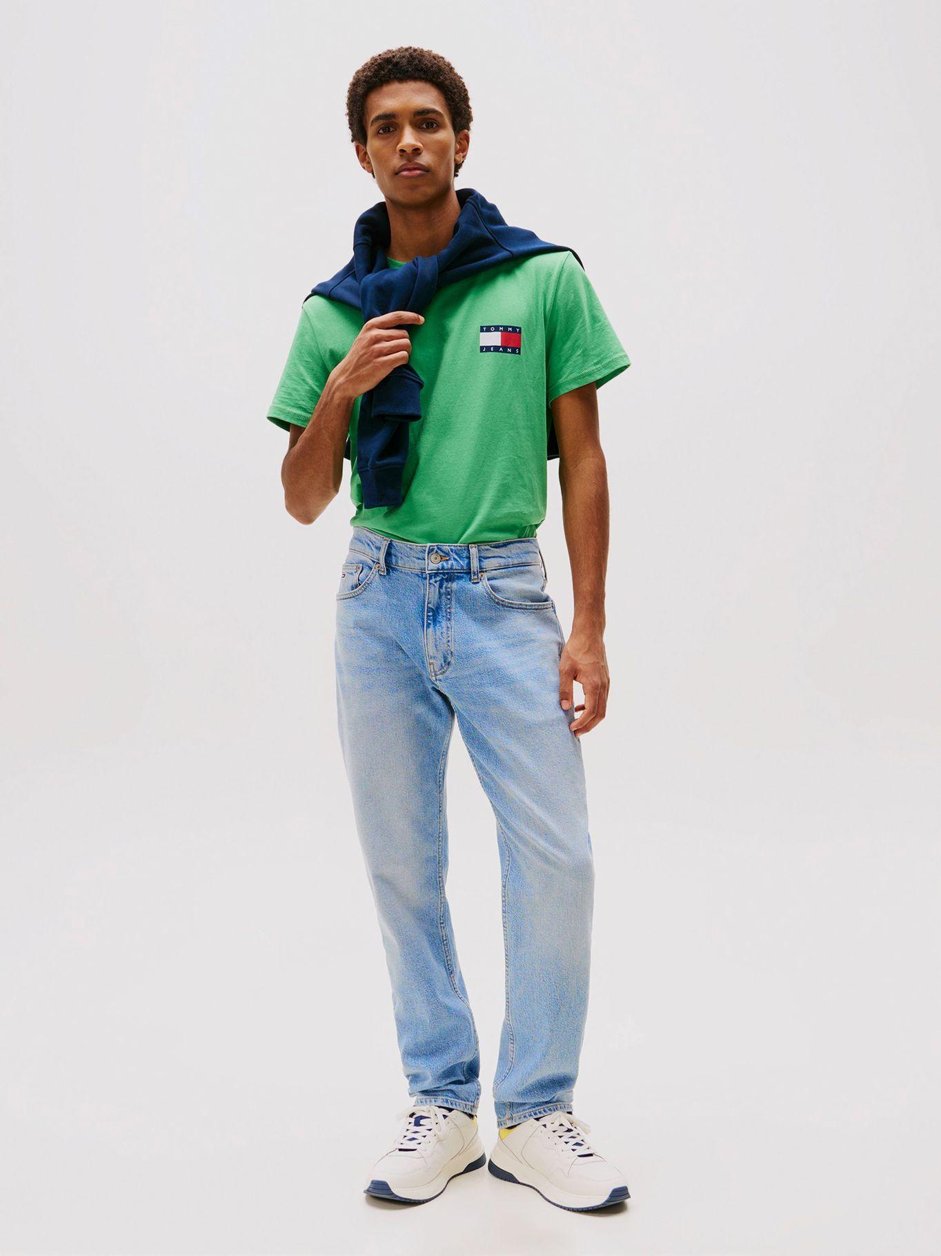 Polera Essential Flag Logo Verde Tommy Jeans-1