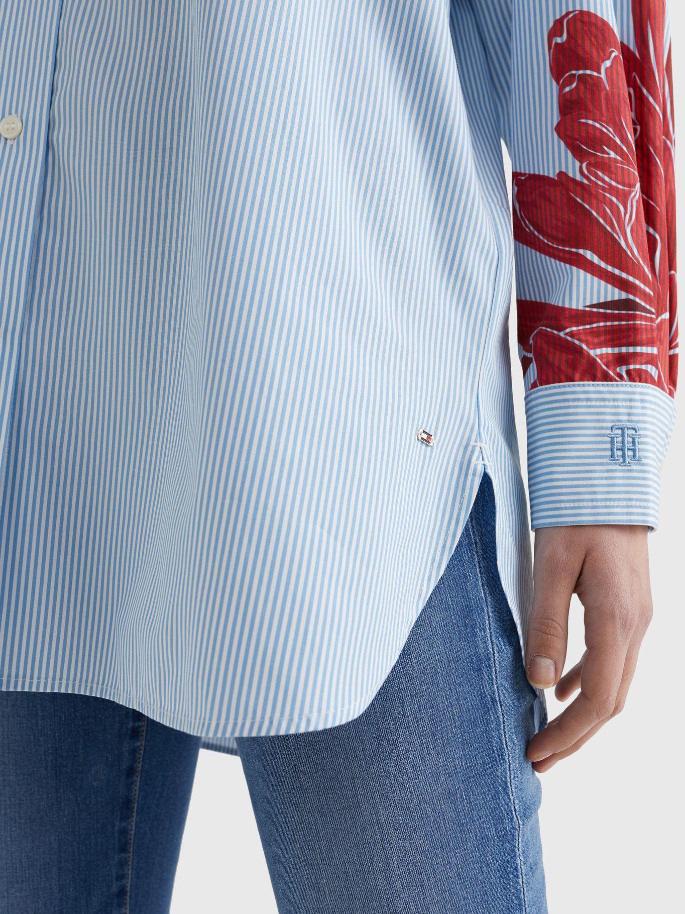 Camisa Stripe Boyfriend Celeste Tommy Hilfiger JN2-2