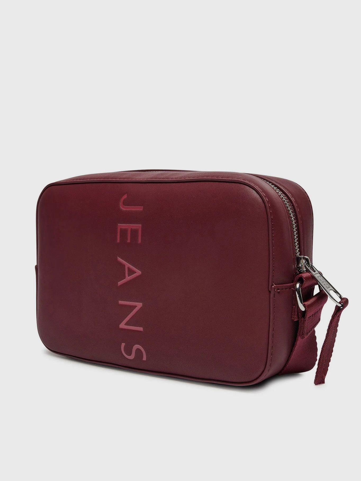 Bandolera City Bold Logo Metálico Rojo Tommy Hilfiger-4