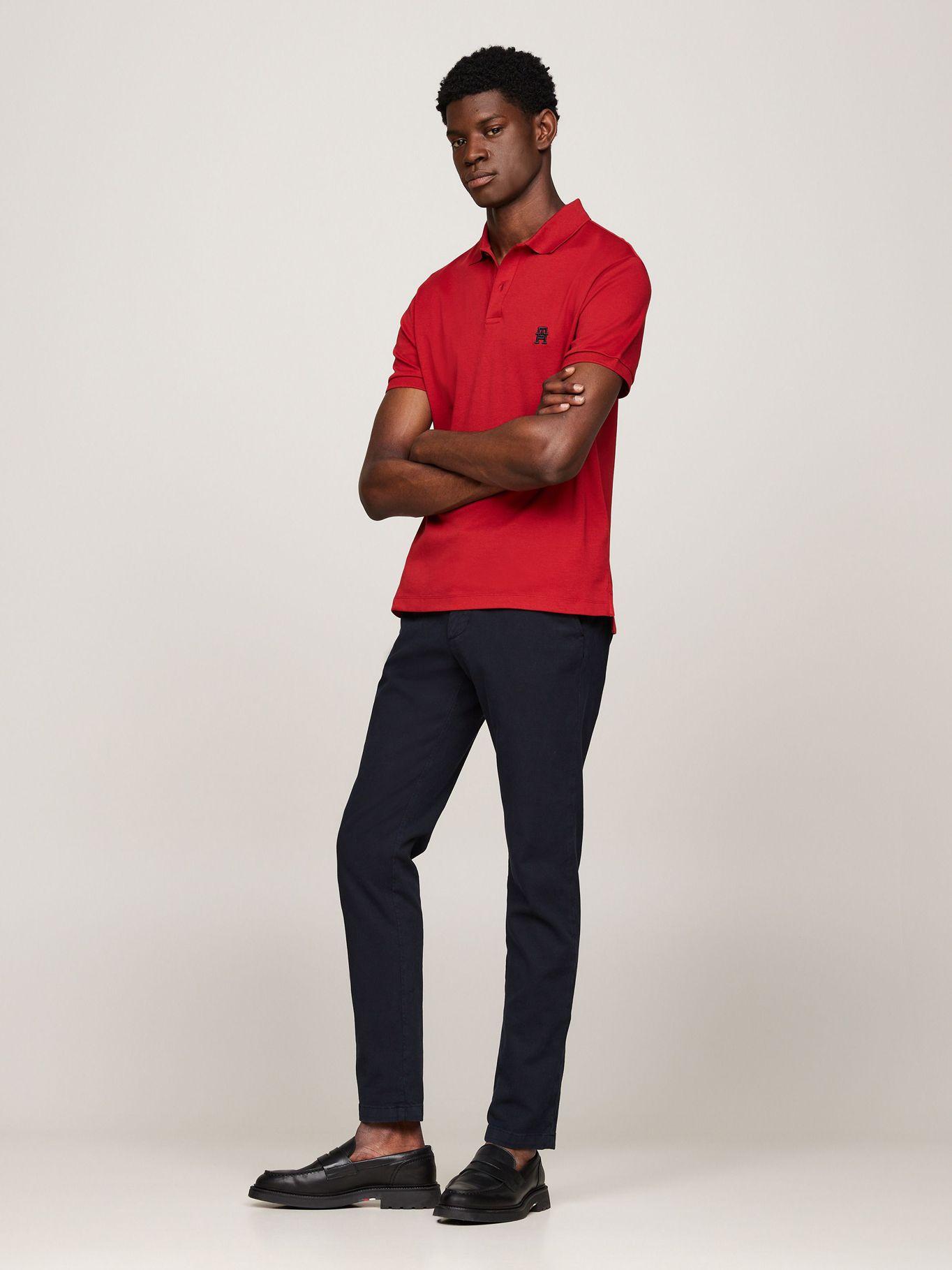 Polo Monogram Rojo XNN Tommy Hilfiger-1