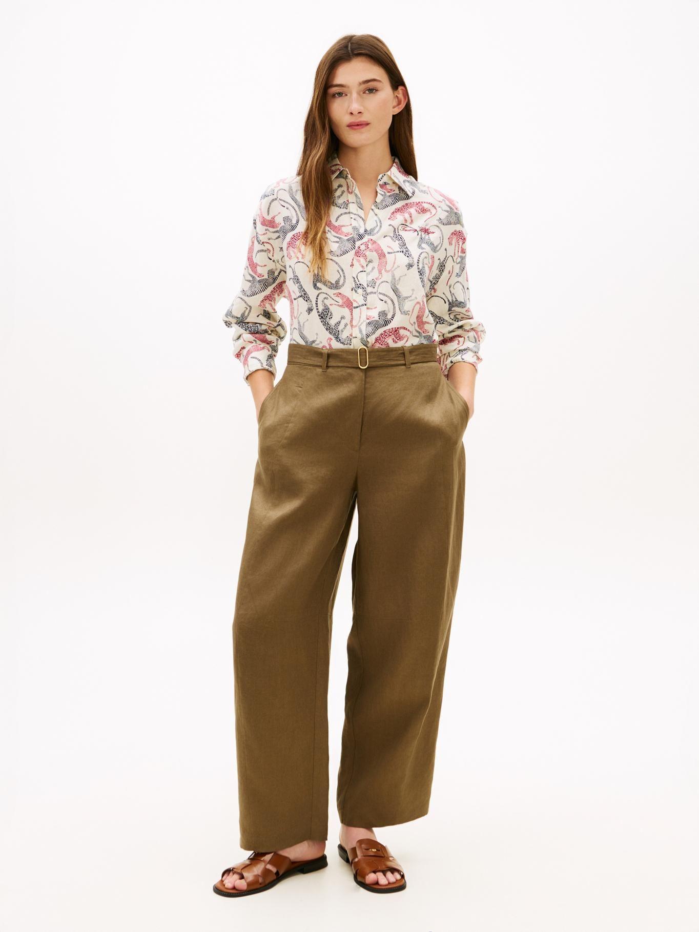 Camisa De Lino Relaxed Fit-1