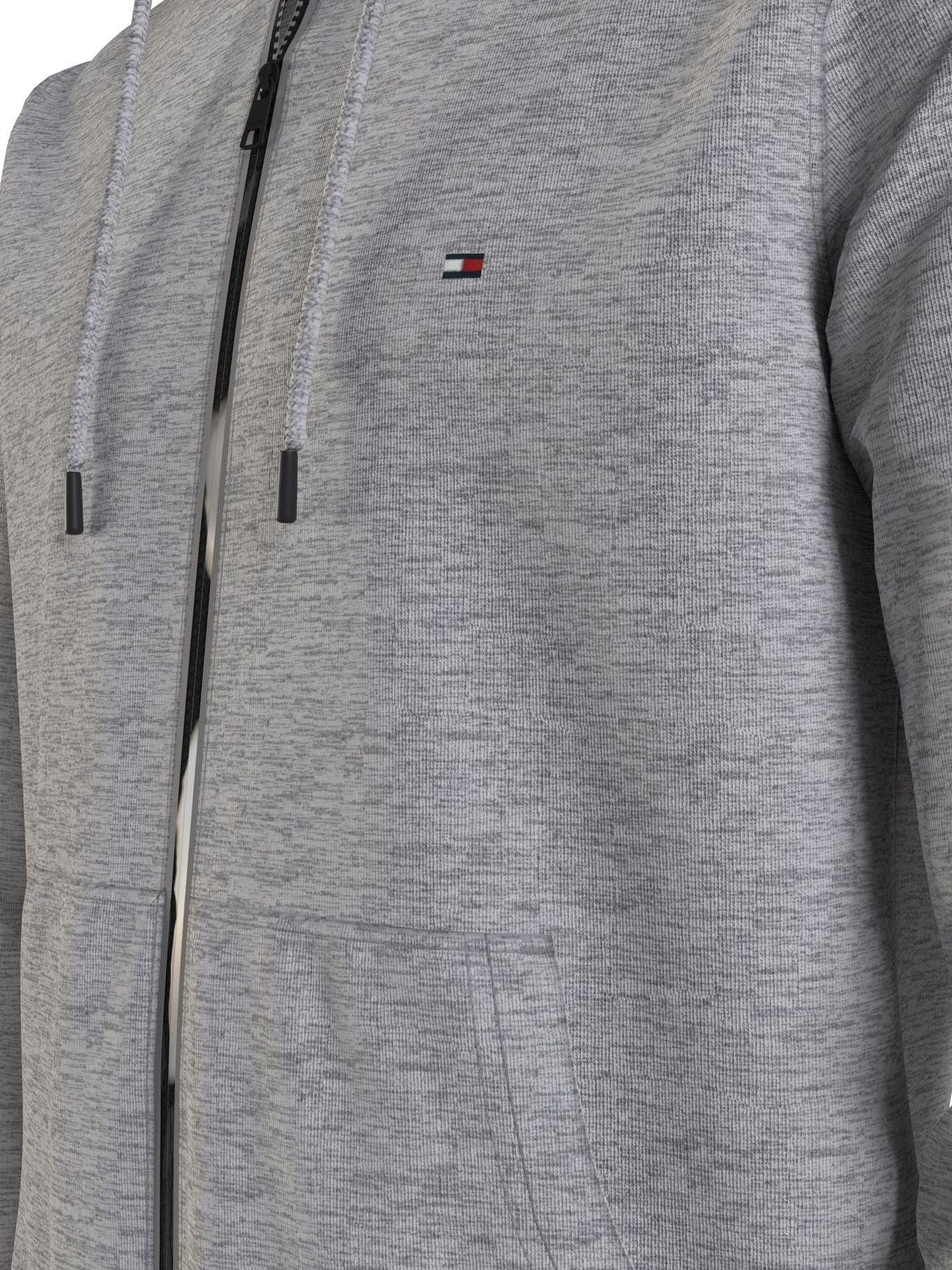 Polerón Hoodie Solid Con Cierre Gris Tommy Hilfiger-4