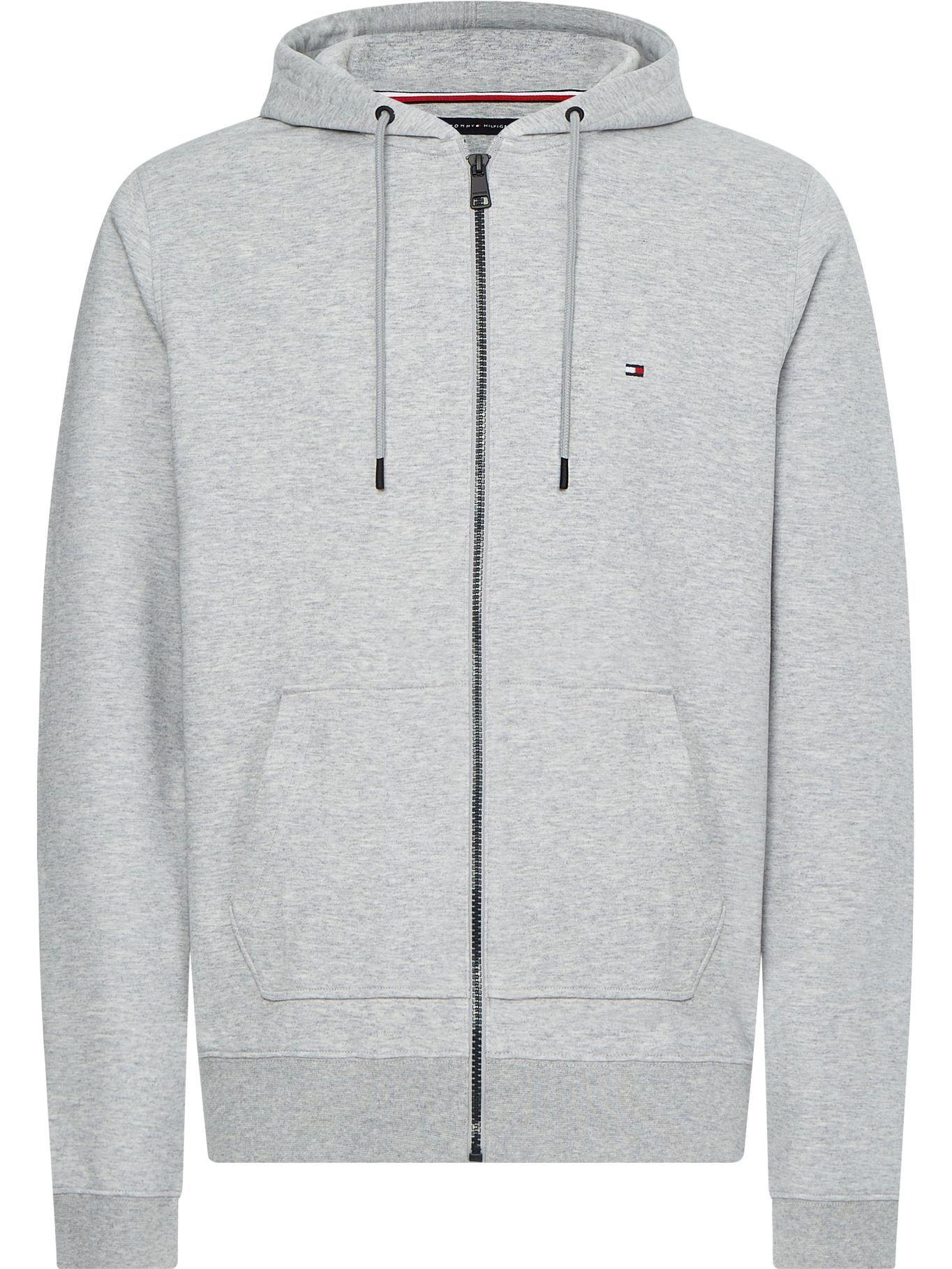 Polerón Hoodie Solid Con Cierre Gris Tommy Hilfiger-0