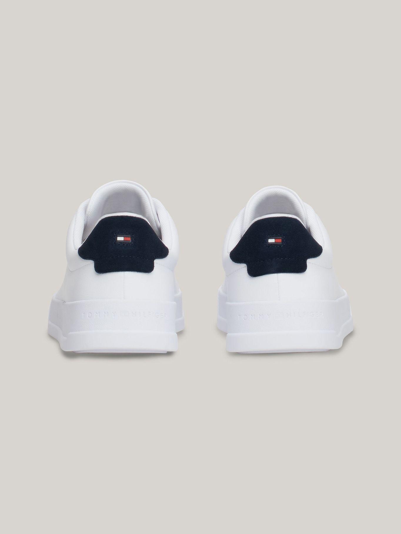 Zapatillas Court De Cuero Blanco Tommy Hilfiger-1