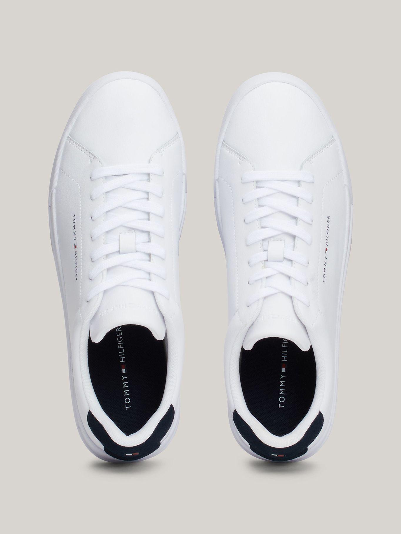Zapatillas Court De Cuero Blanco Tommy Hilfiger-2