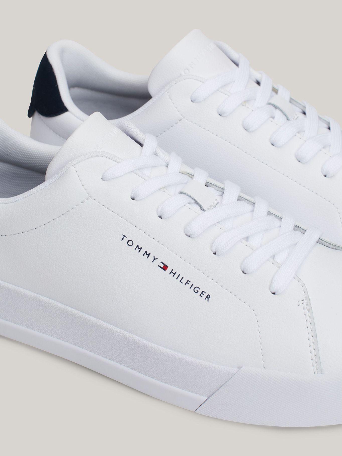 Zapatillas Court De Cuero Blanco Tommy Hilfiger-6