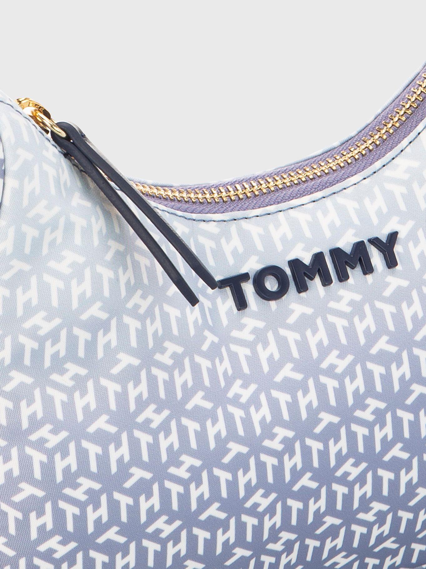 Cartera Mini Hobo Monogram Celeste Tommy Hilfiger-2