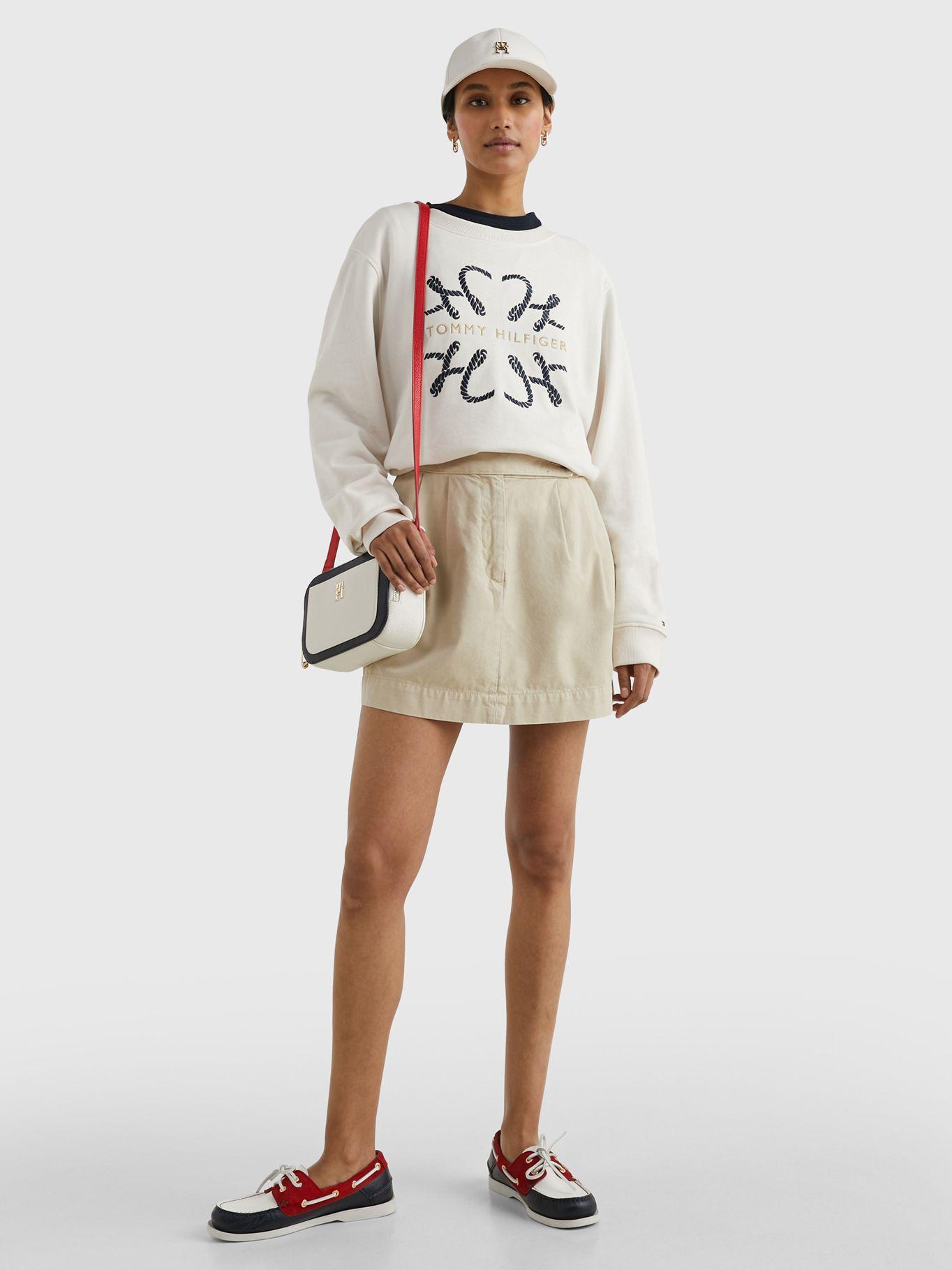 Polerón Modern Con Logo De Cuerda Blanco Tommy Hilfiger-1