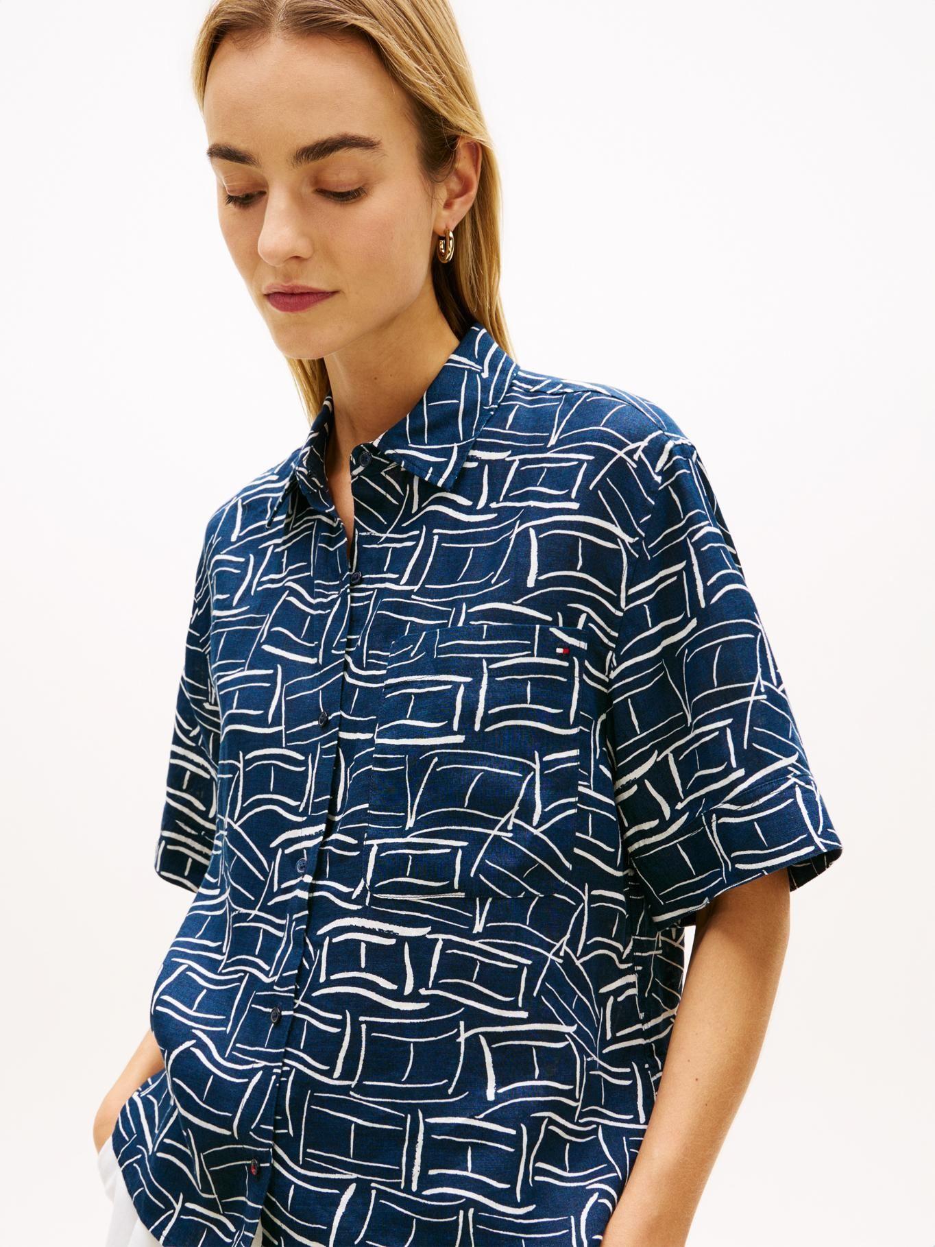 Camisa De Lino Relaxed Fit-3