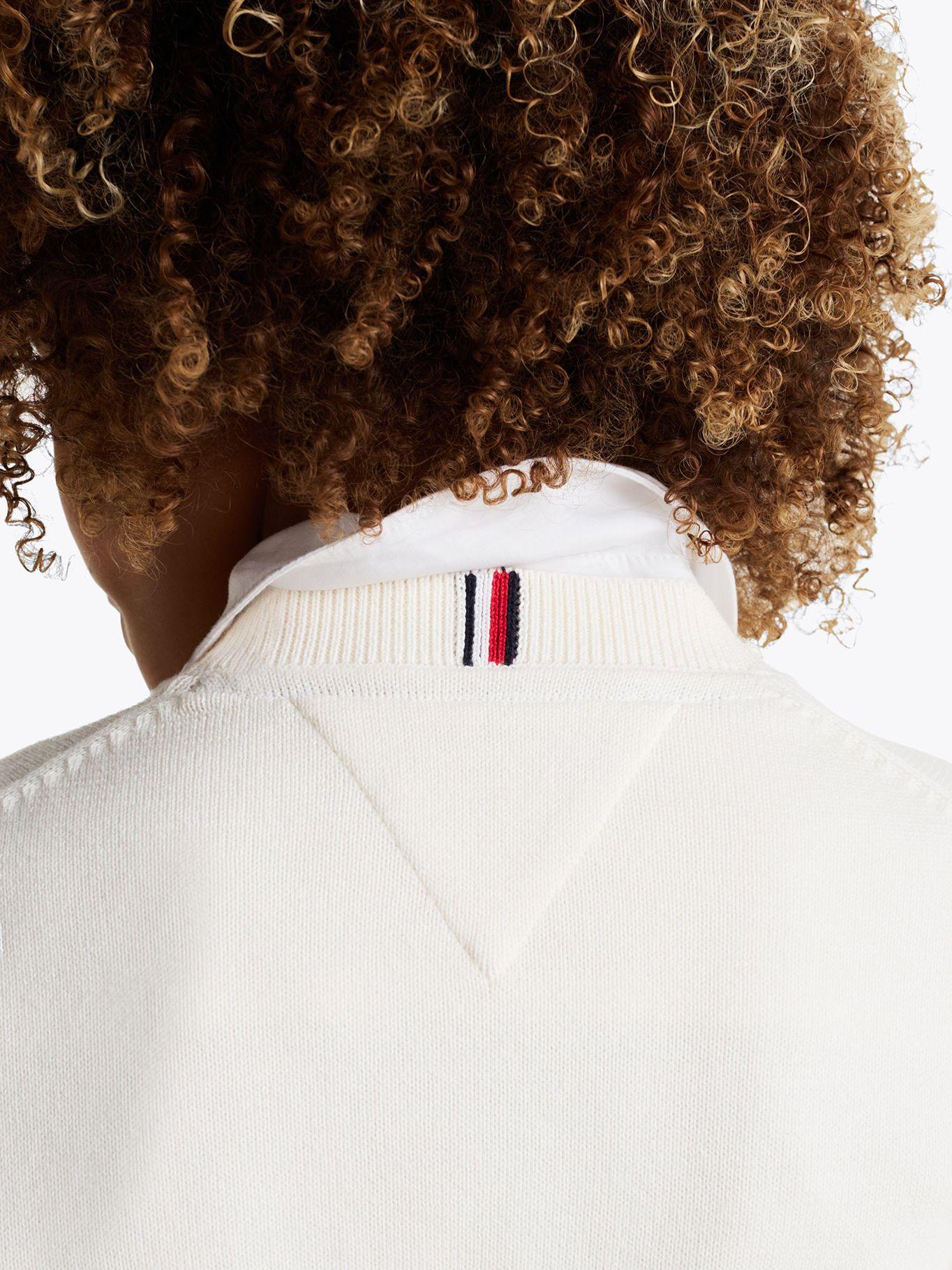 Sweater Con Logo 1985 Collection Blanco Tommy Hilfiger-4