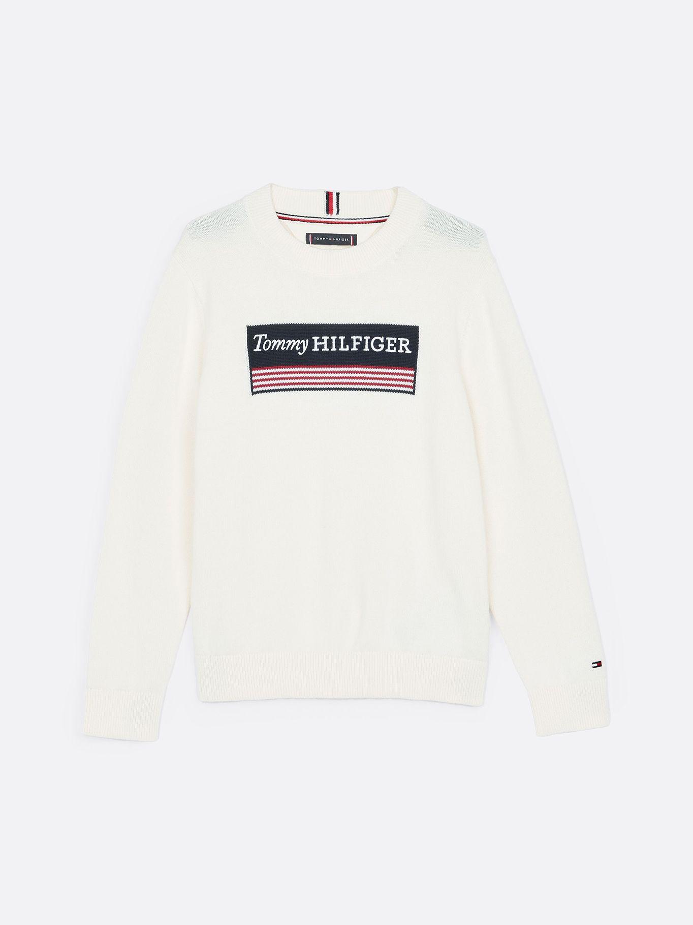 Sweater Con Logo 1985 Collection Blanco Tommy Hilfiger-5