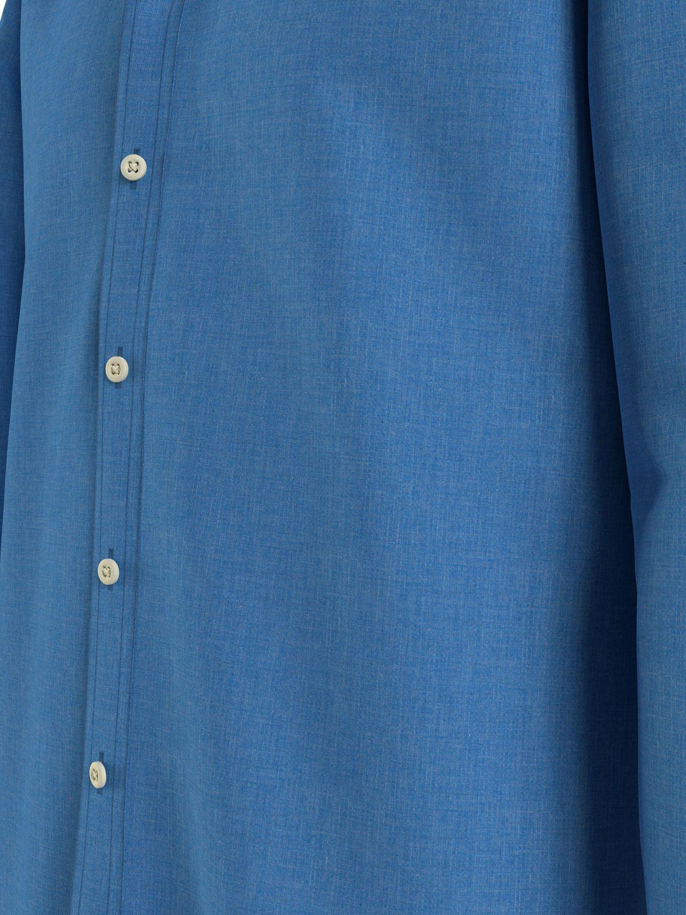 Camisa Dobby Regular Azul Tommy Hilfiger F2-2