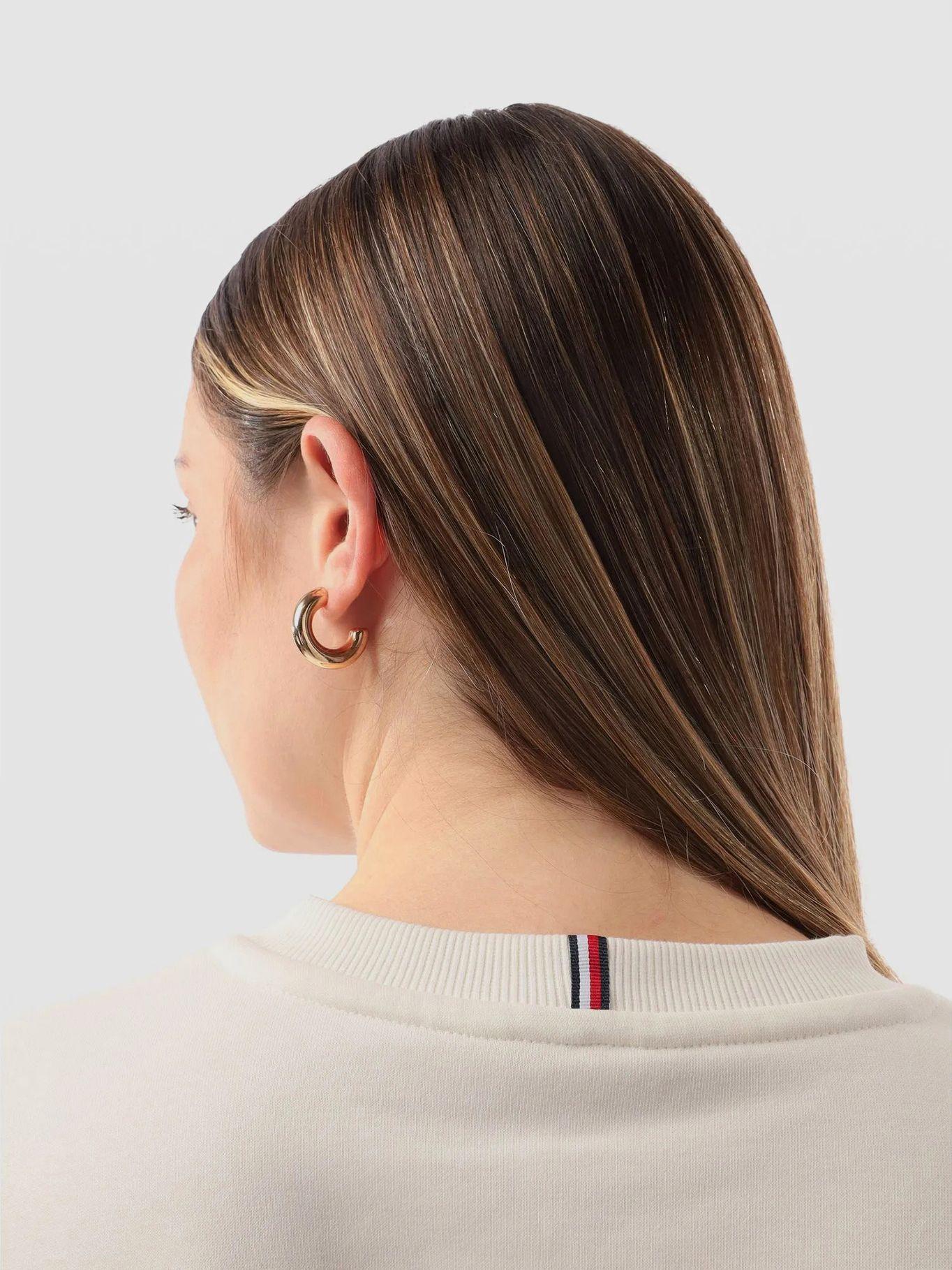 Polerón Con Logo Gráficos Blanco Tommy Hilfiger-4