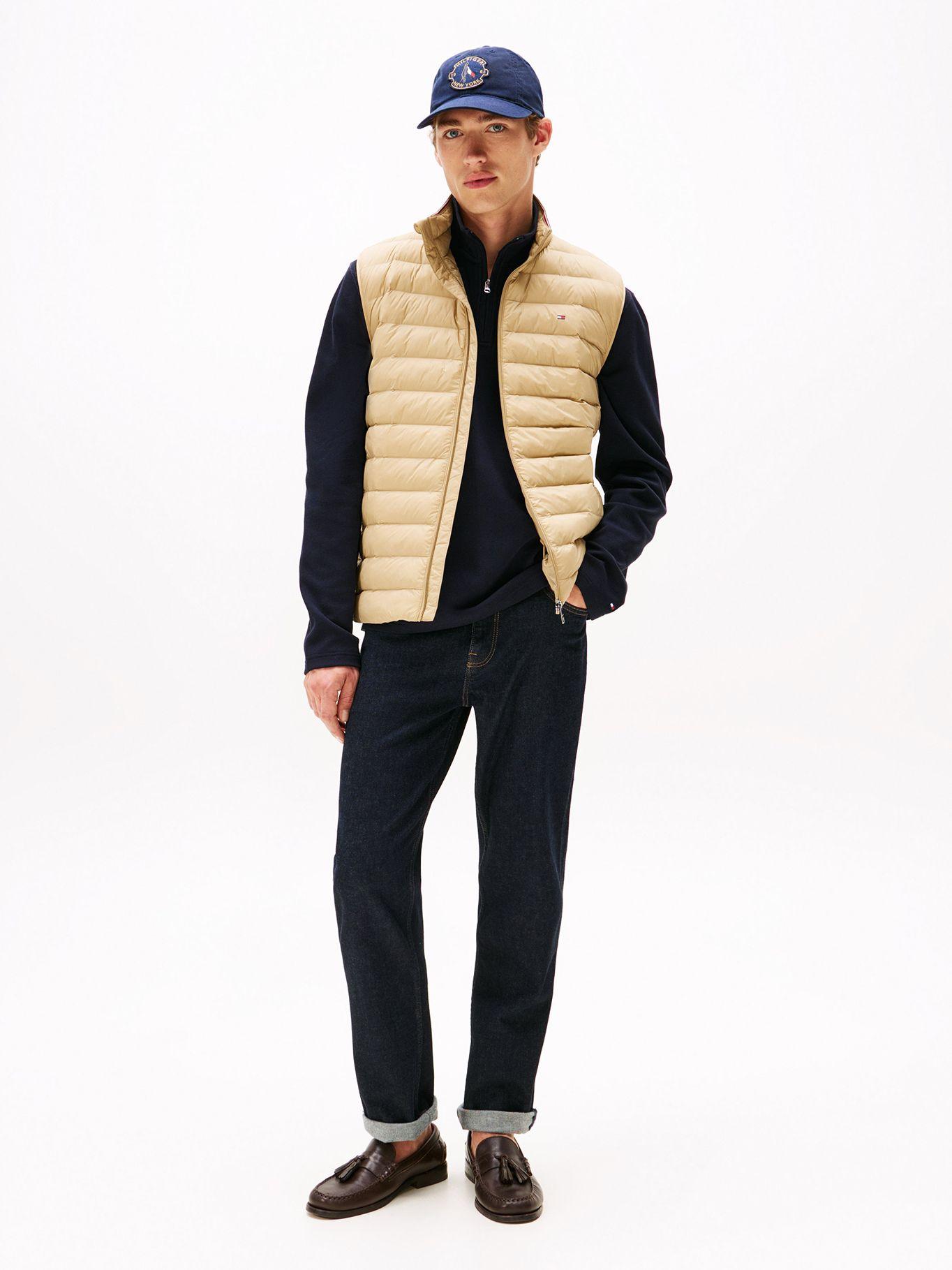 Parka Vest Plegable Repele Al Agua Beige Tommy Hilfiger-1