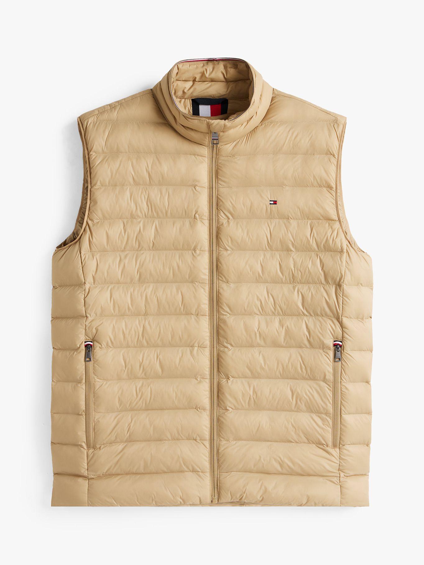 Parka Vest Plegable Repele Al Agua Beige Tommy Hilfiger-4