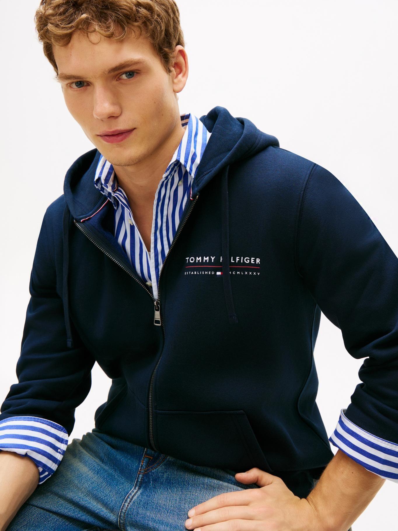 Polerón Hoodie Con Logo Y Cierre-3