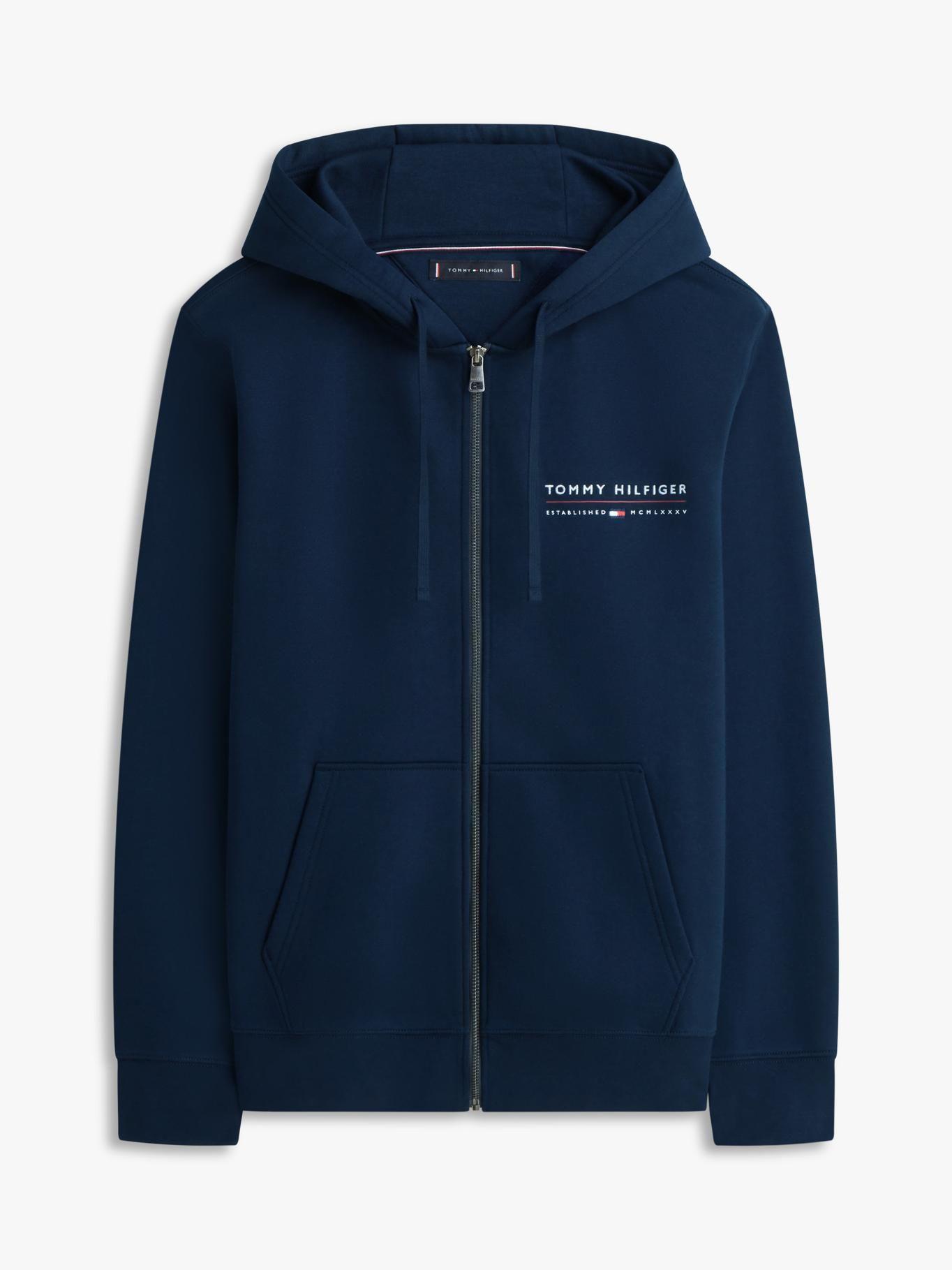 Polerón Hoodie Con Logo Y Cierre-4