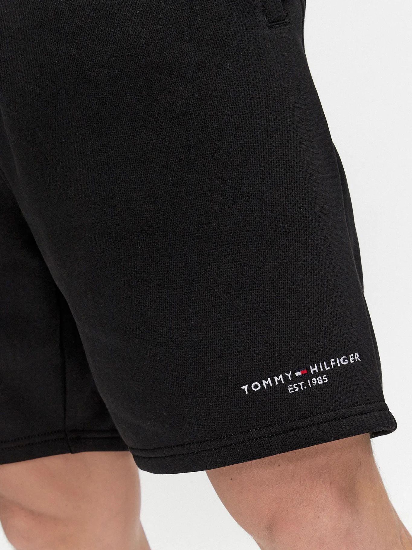 Short Solid De Algodón Con Cordón Negro Tommy Hilfiger-3