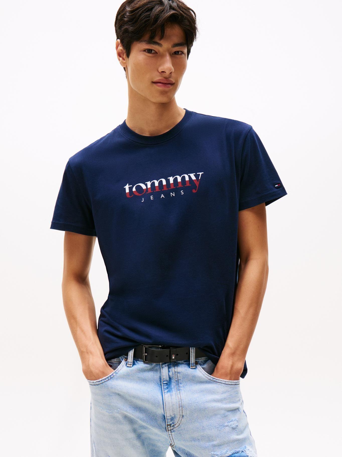 Polera De Punto Con Logo Azul Tommy Jeans-0