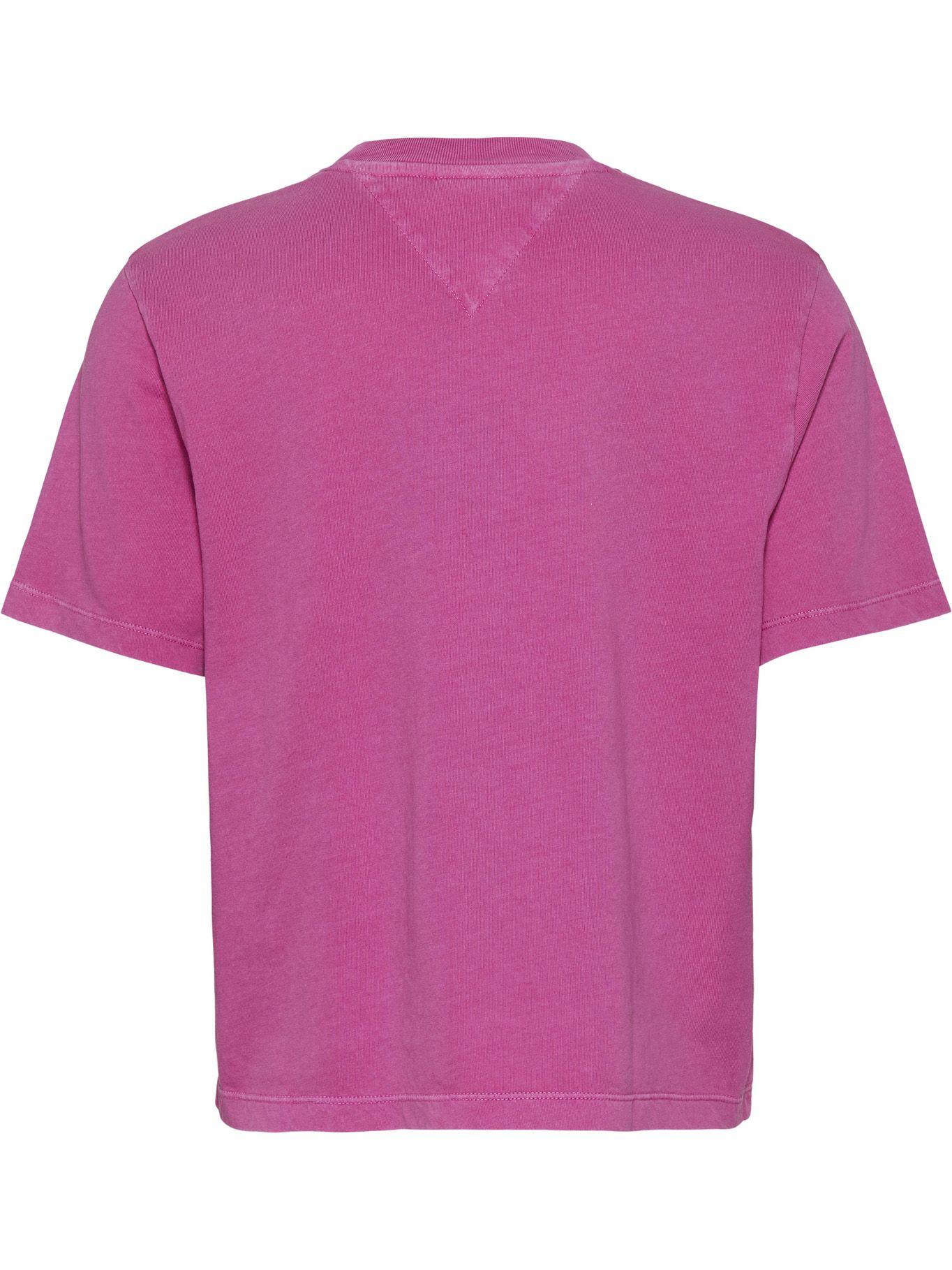 Polera Crop Positivitees Fucsia Tommy Jeans M2-1