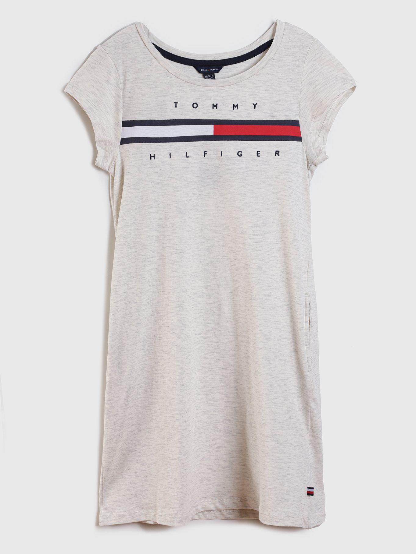 Vestido Flag Logo Blanco Tommy Hilfiger-0